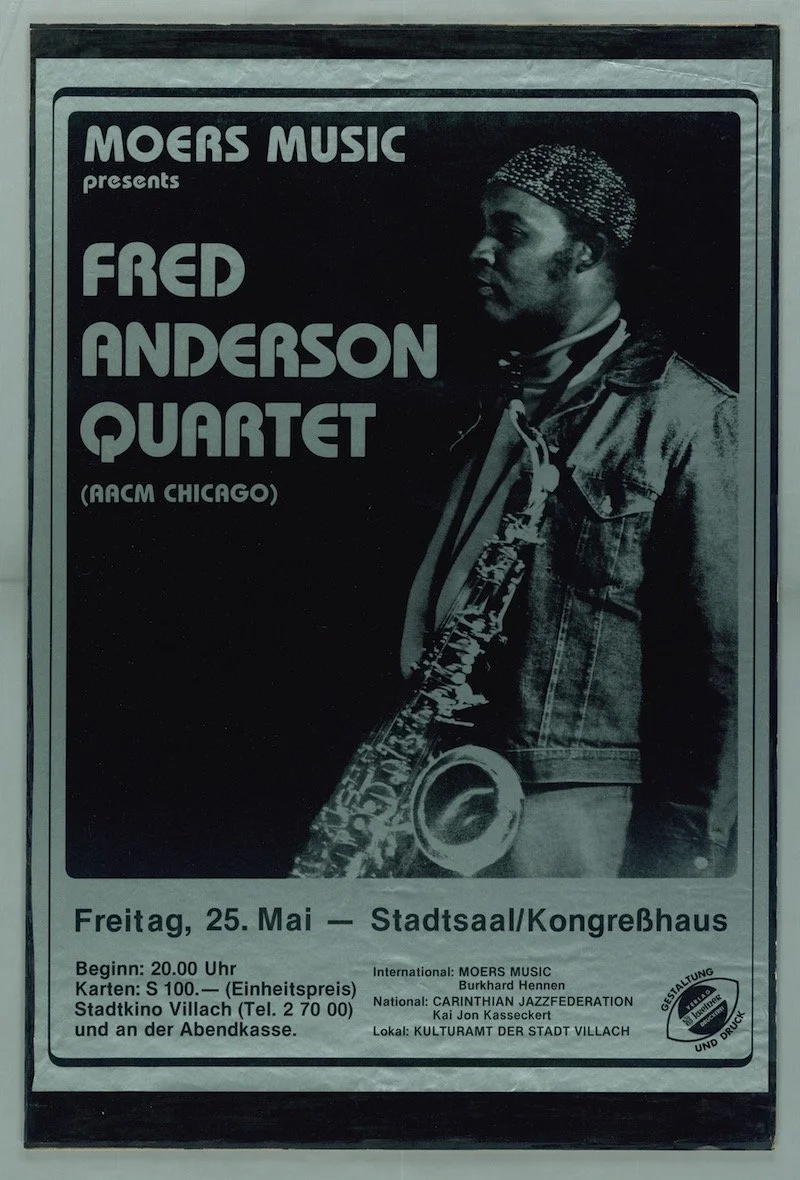 Archive Dive: Announcing the Fred Anderson Collection