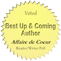 Voted Best Up and Coming Author