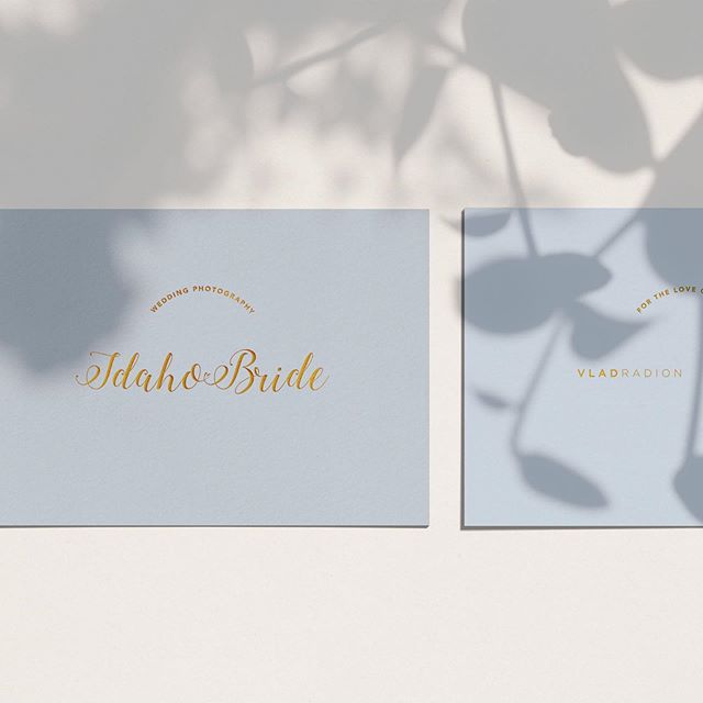 Had so much fun with this branding project for @idahobride - an Idaho based wedding photography company. 👰🏼📸 Notice the heart that connects Idaho and Bride? (See second slide). It&rsquo;s the small details that really can set you and your brand ap