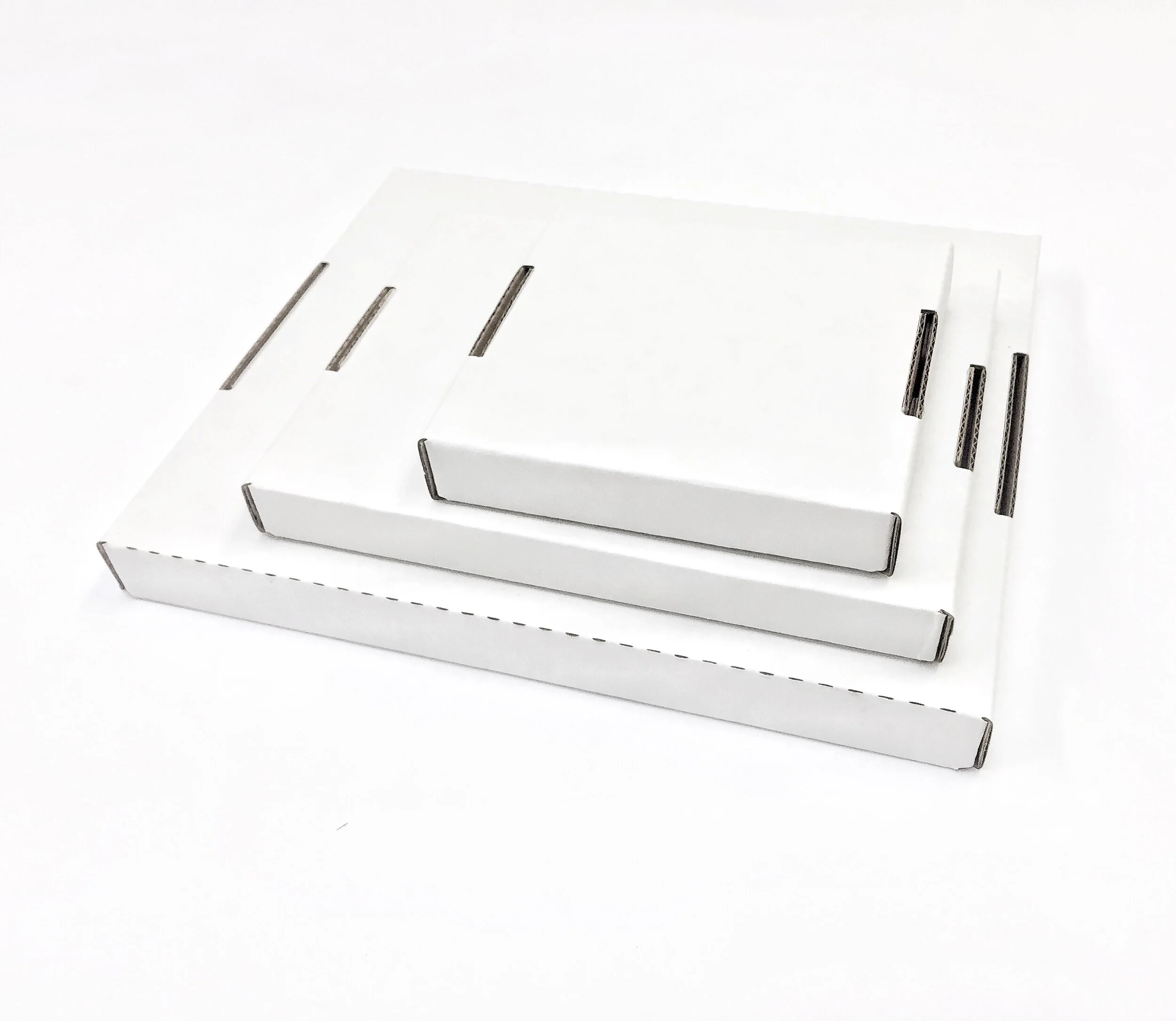 combo of 3 sizes of slotbox for oversize lettermail shipping friendly box mailer for jewelry and more