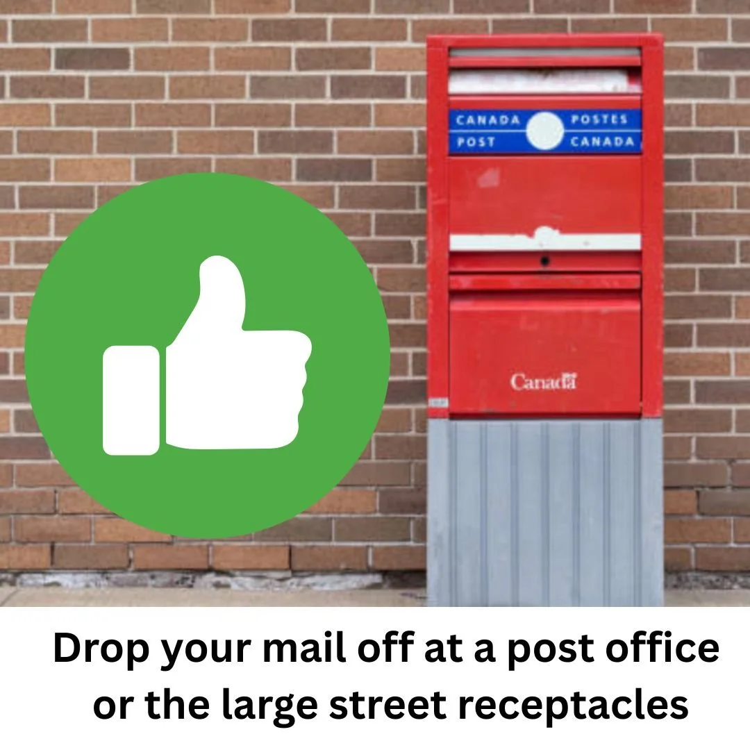 Where do you drop off your lettermail boxes