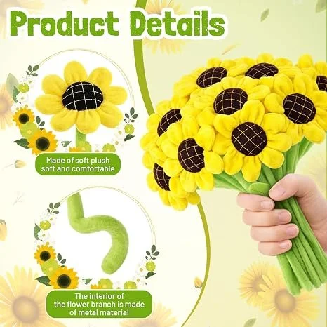 Plush Flower with Good Luck Message to Actor