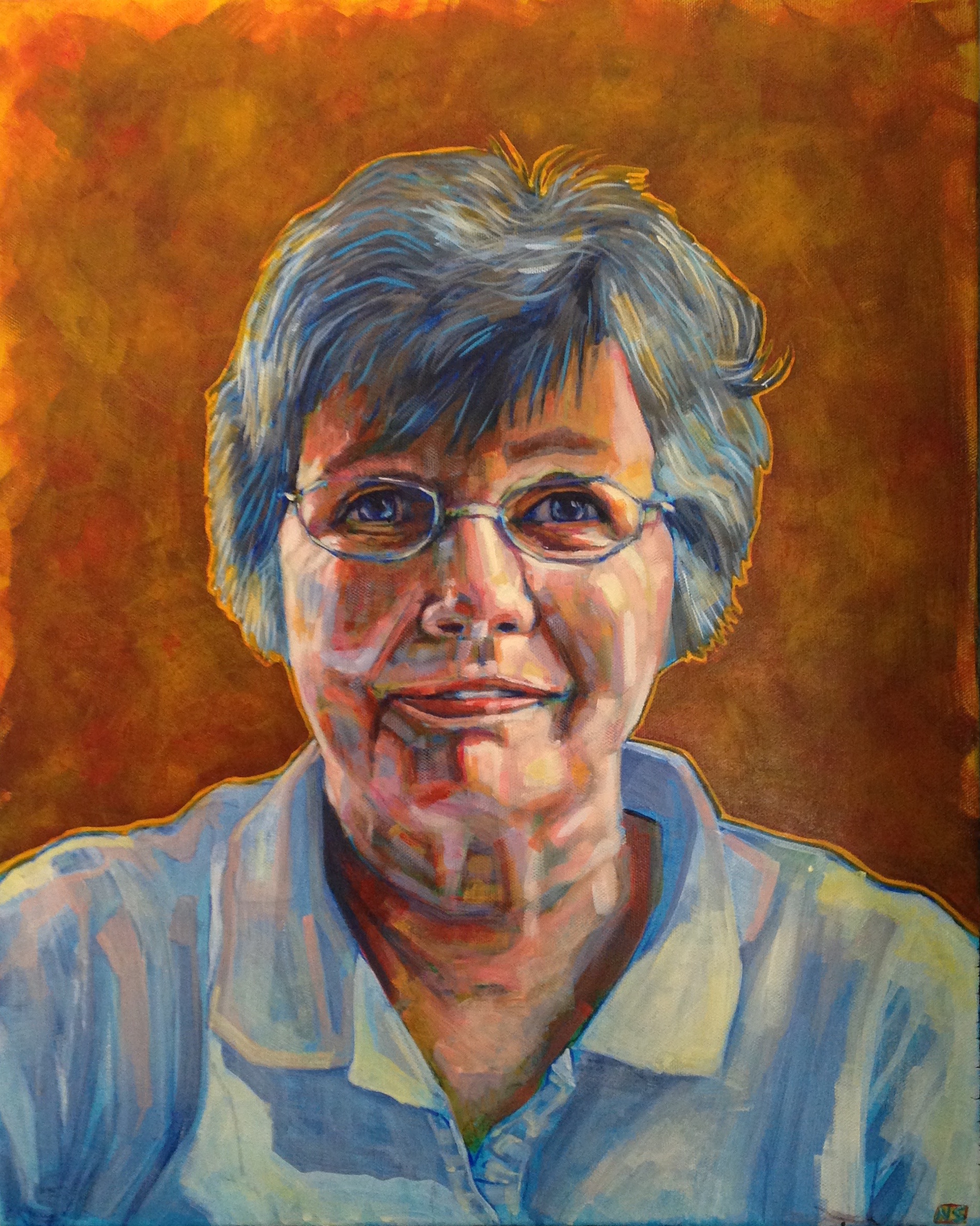 Edie | acrylic on canvas | 24" x 18"