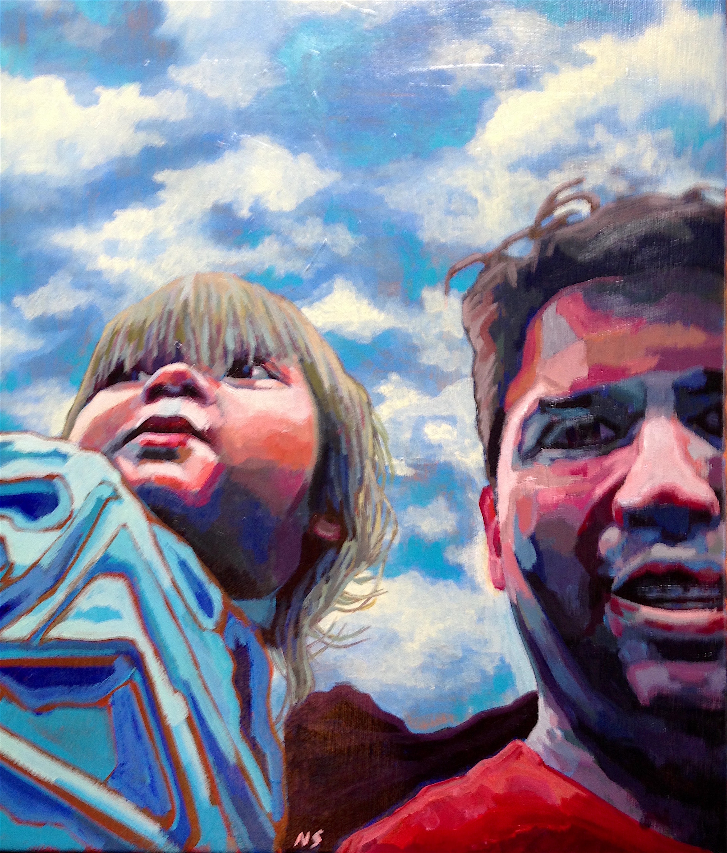 Eli and Nephew | acrylic on canvas | 30" x 24"