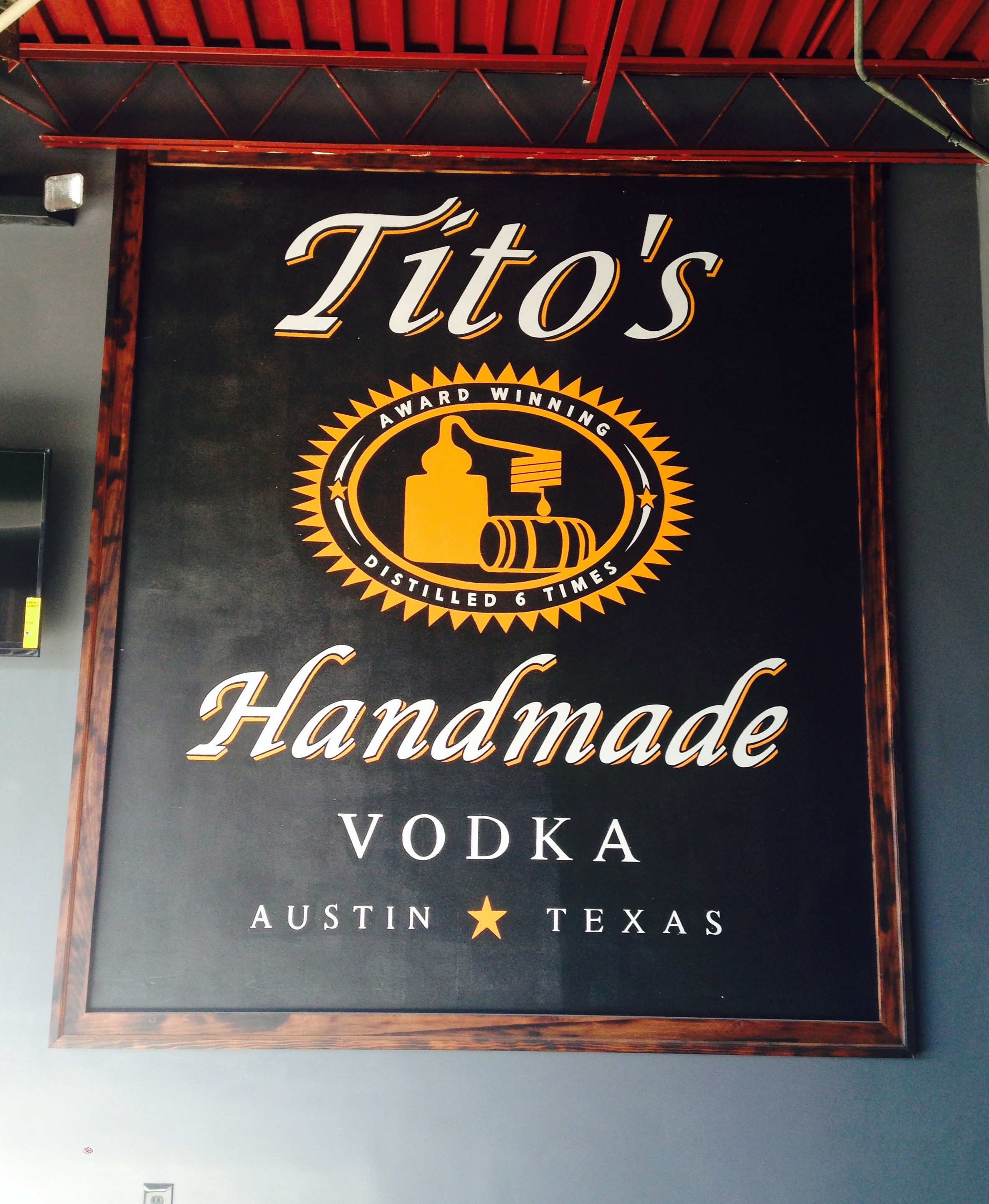 Interior Logo | one shot enamel, latex | Mac's Pizza Pub | Landen, Ohio