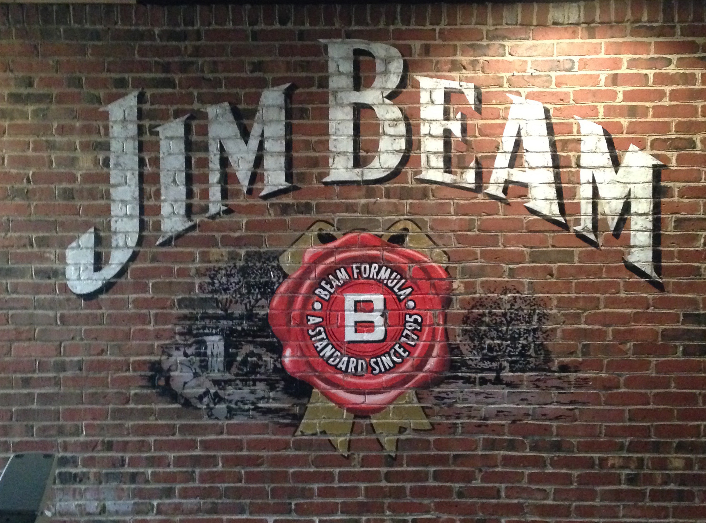Interior Logo | one shot enamel & latex paint | Mac's Pizza Pub | Landen, Oh