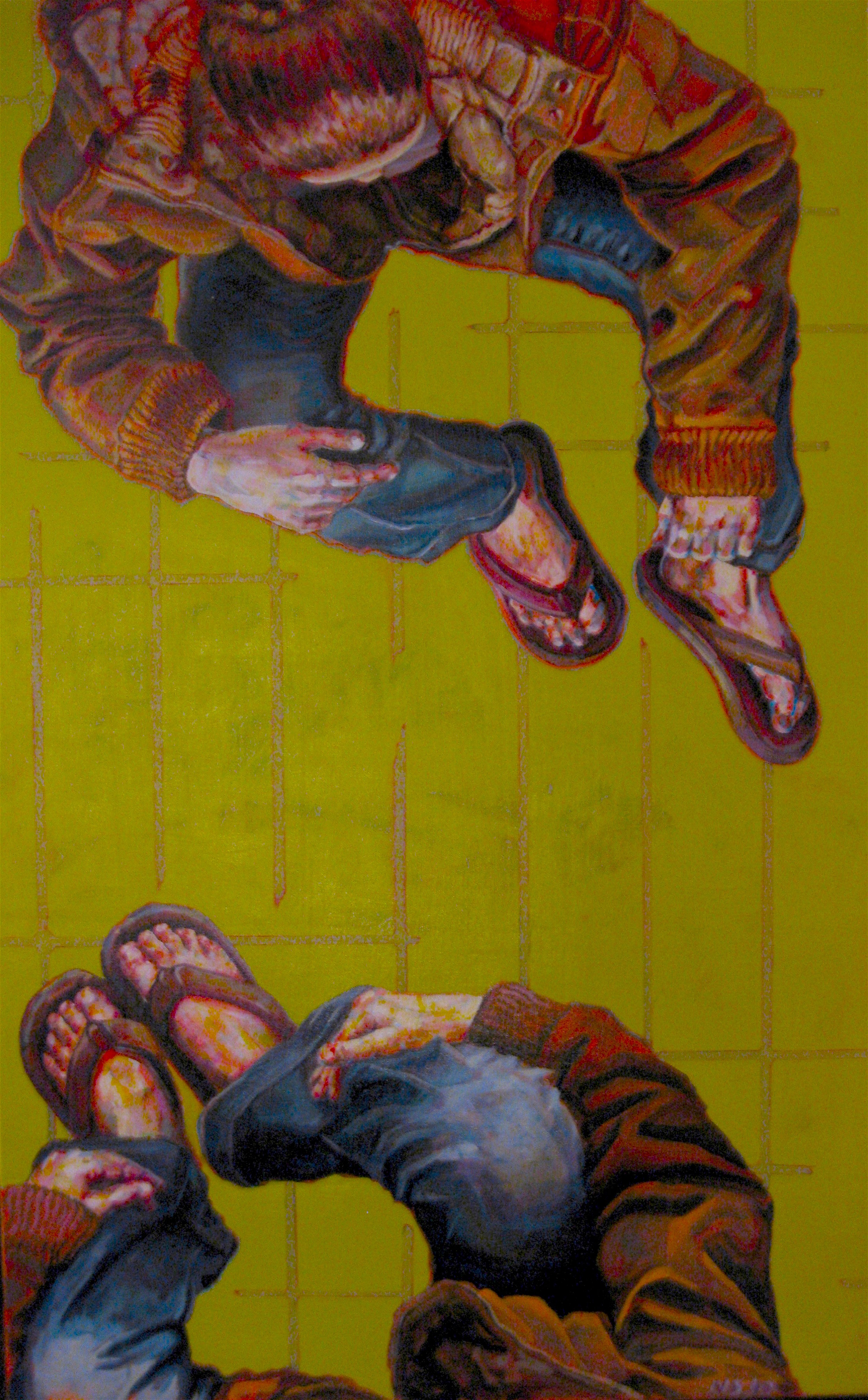 Gathering #4 | acrylic on canvas | 60" x 40" | (SOLD)