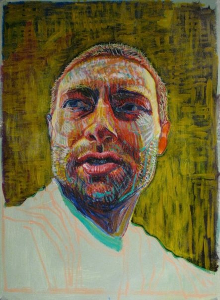 Untitled | acrylic on paper | 30" x 20" 