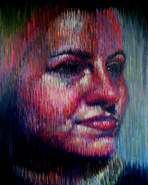 Katherine 2 | acrylic on paper | 36" x 26"