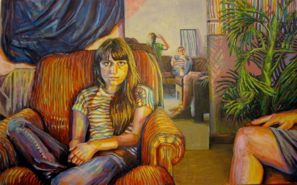 Laura | acrylic on canvas | 36" x 52" 