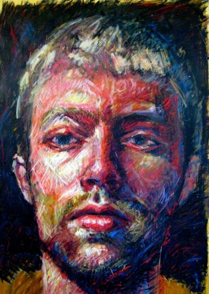 Untitled | acrylic on canvas | 24" x 18" 