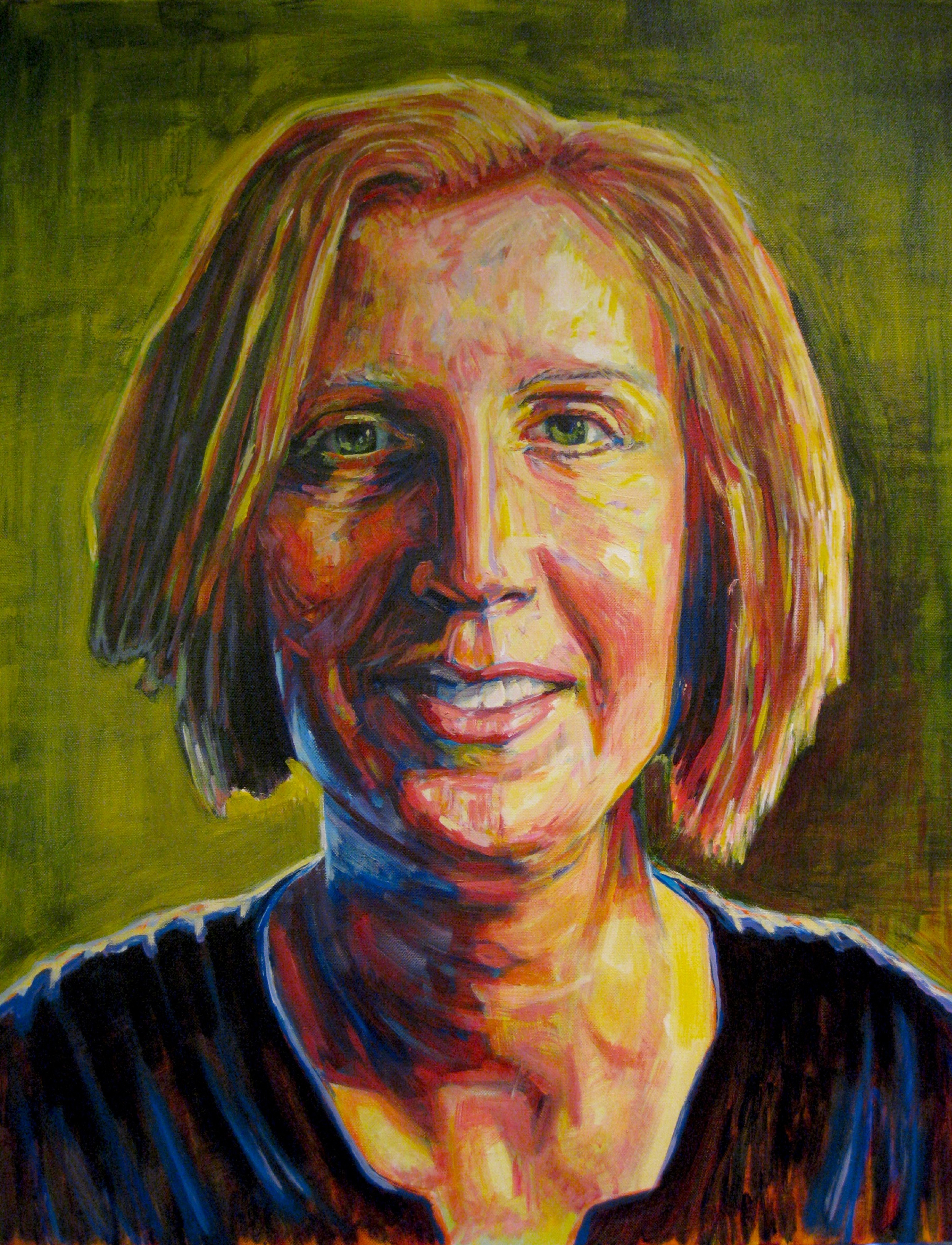 Sarah | acrylic on canvas | 30" x 20"