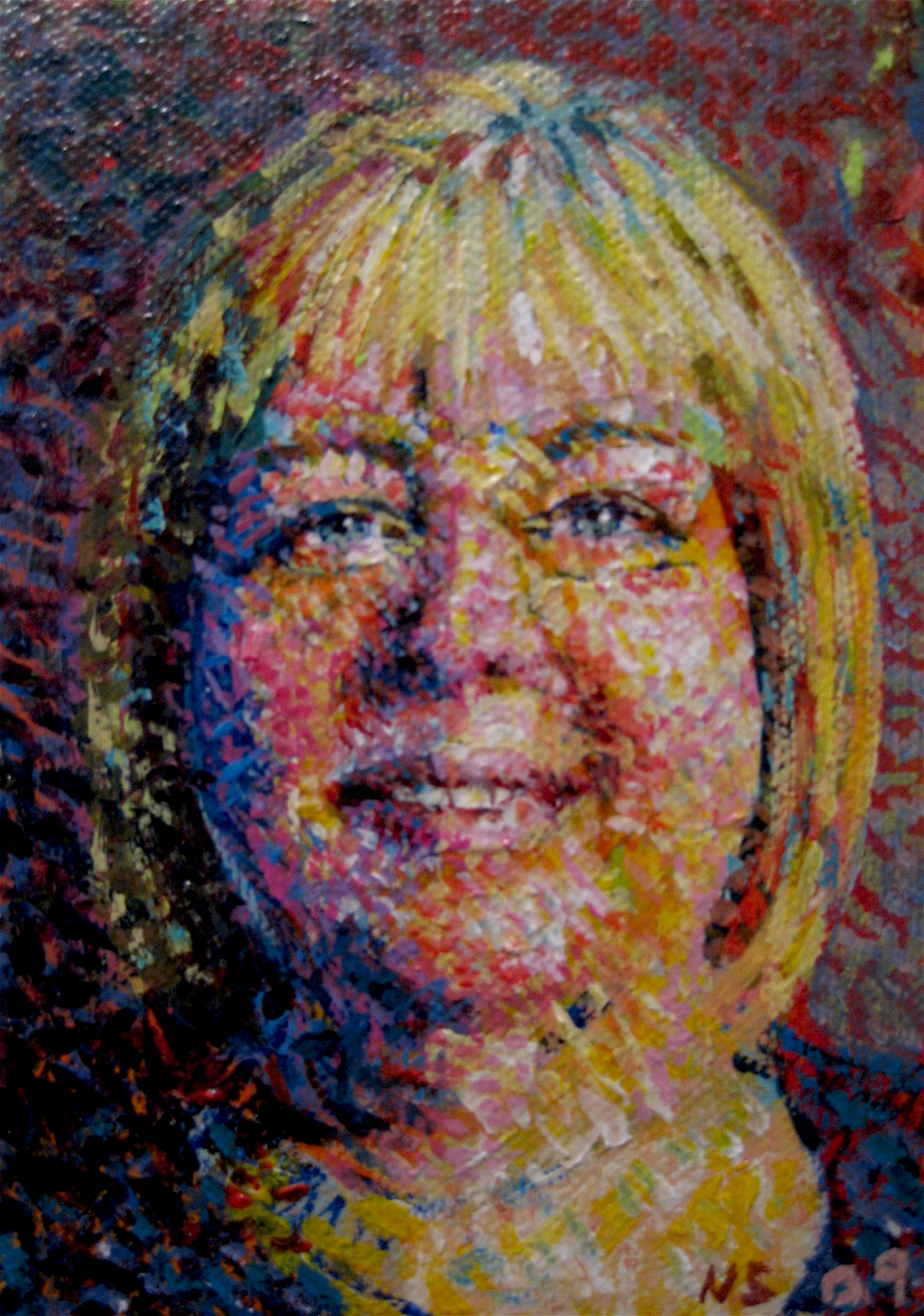 Ginny #2 | acrylic on canvas | 6" x 4"