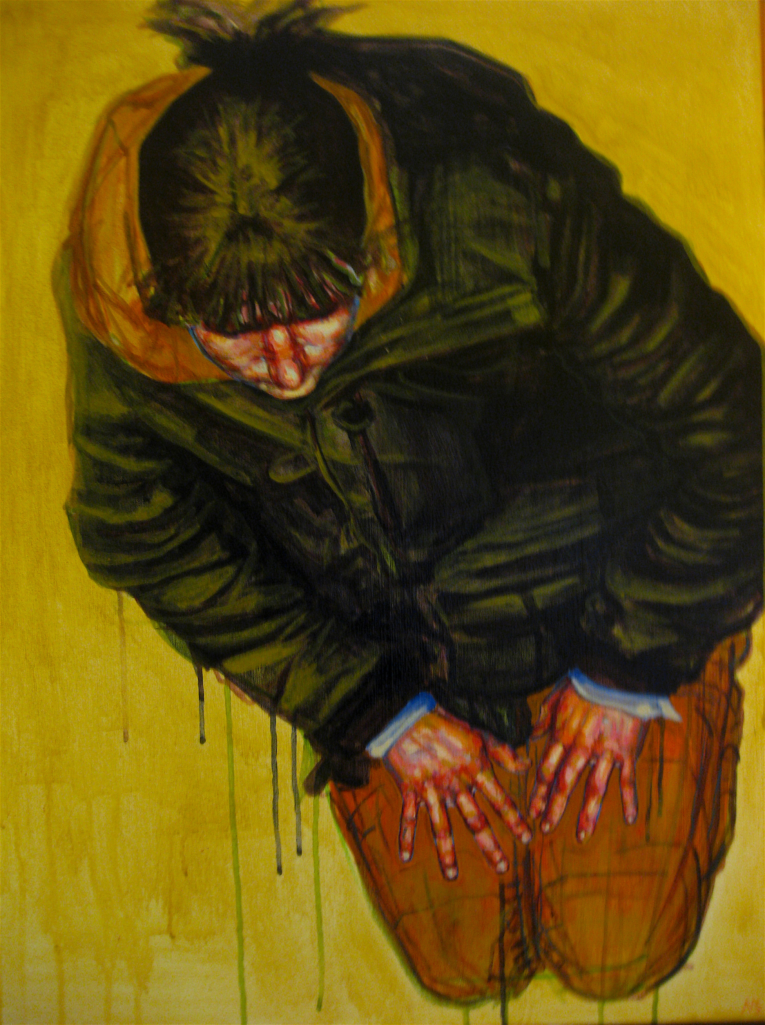 Entitative Portrait #2 | acrylic on canvas | 36" x 24" | (SOLD)