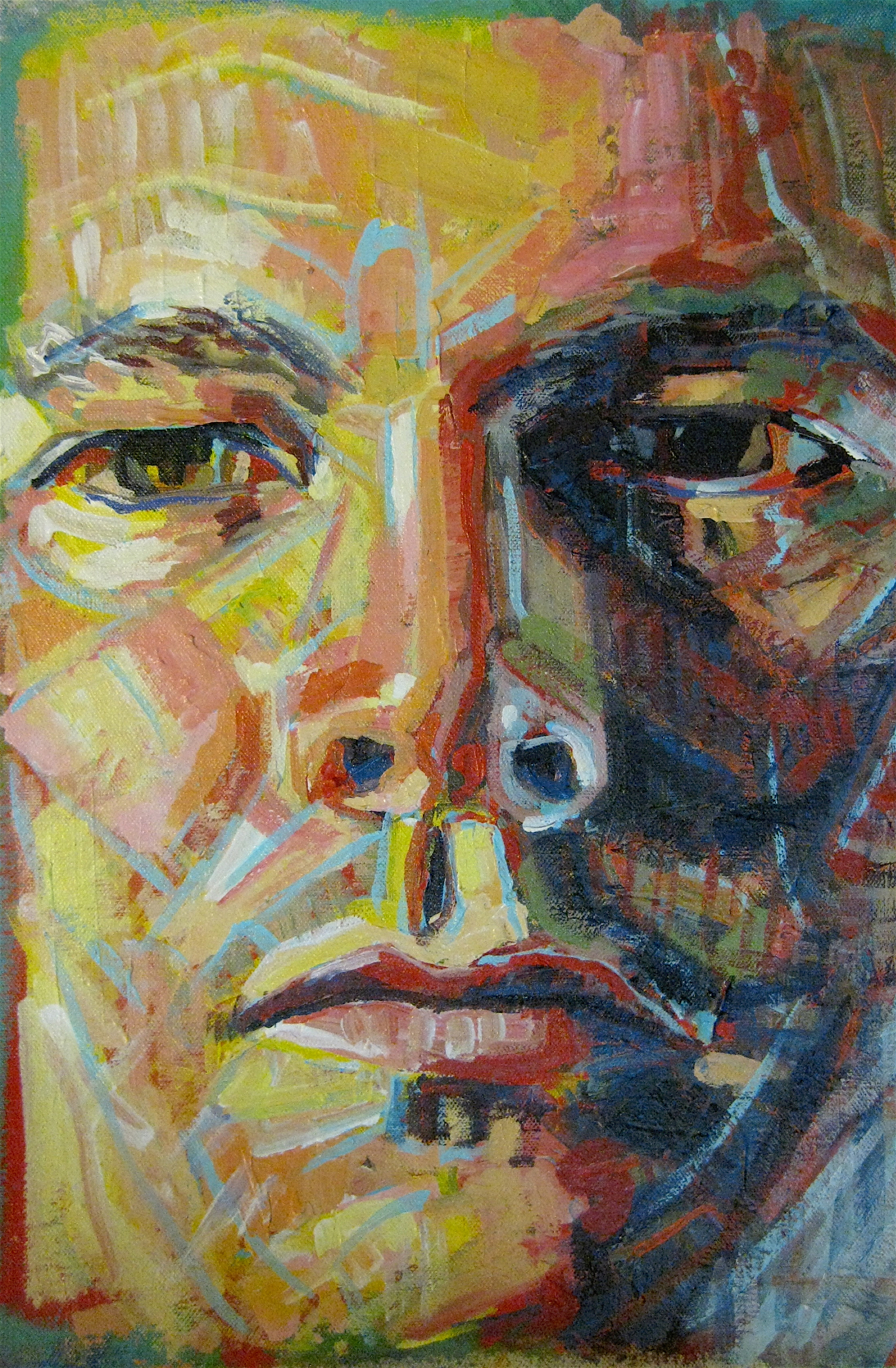 Blake #2 | acrylic on canvas | 14" x 11" | (SOLD)