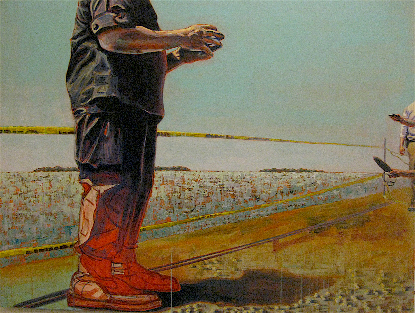 Resolved/Unresolved | acrylic on canvas | 48" x 56" | (SOLD)