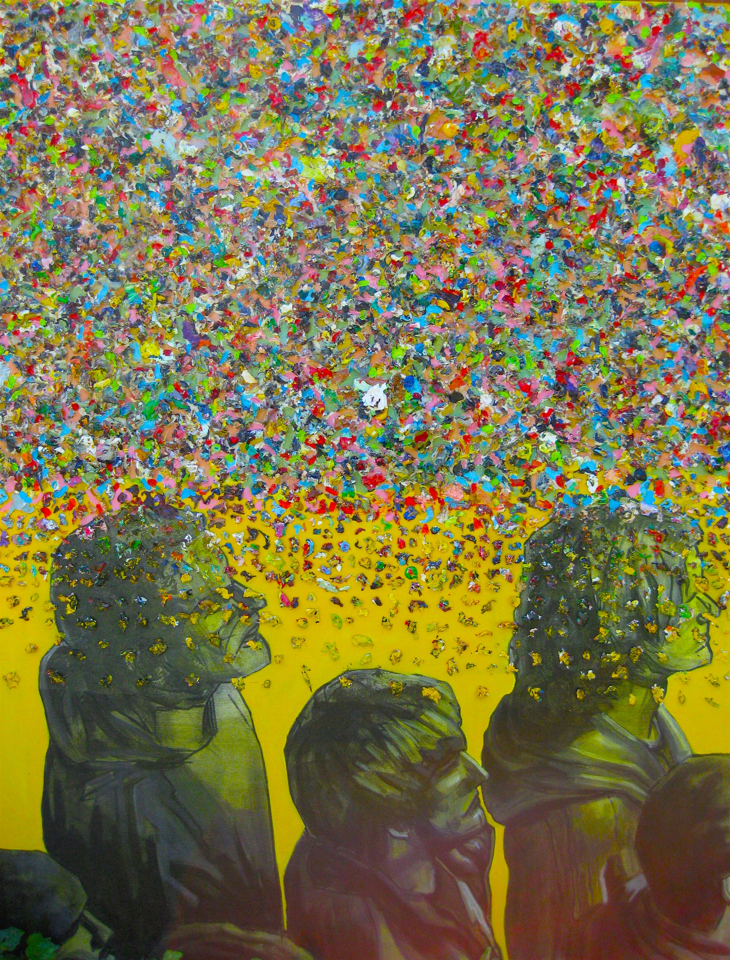 The Elephant in the Room | acrylic on canvas | 60" x 48" | (SOLD)