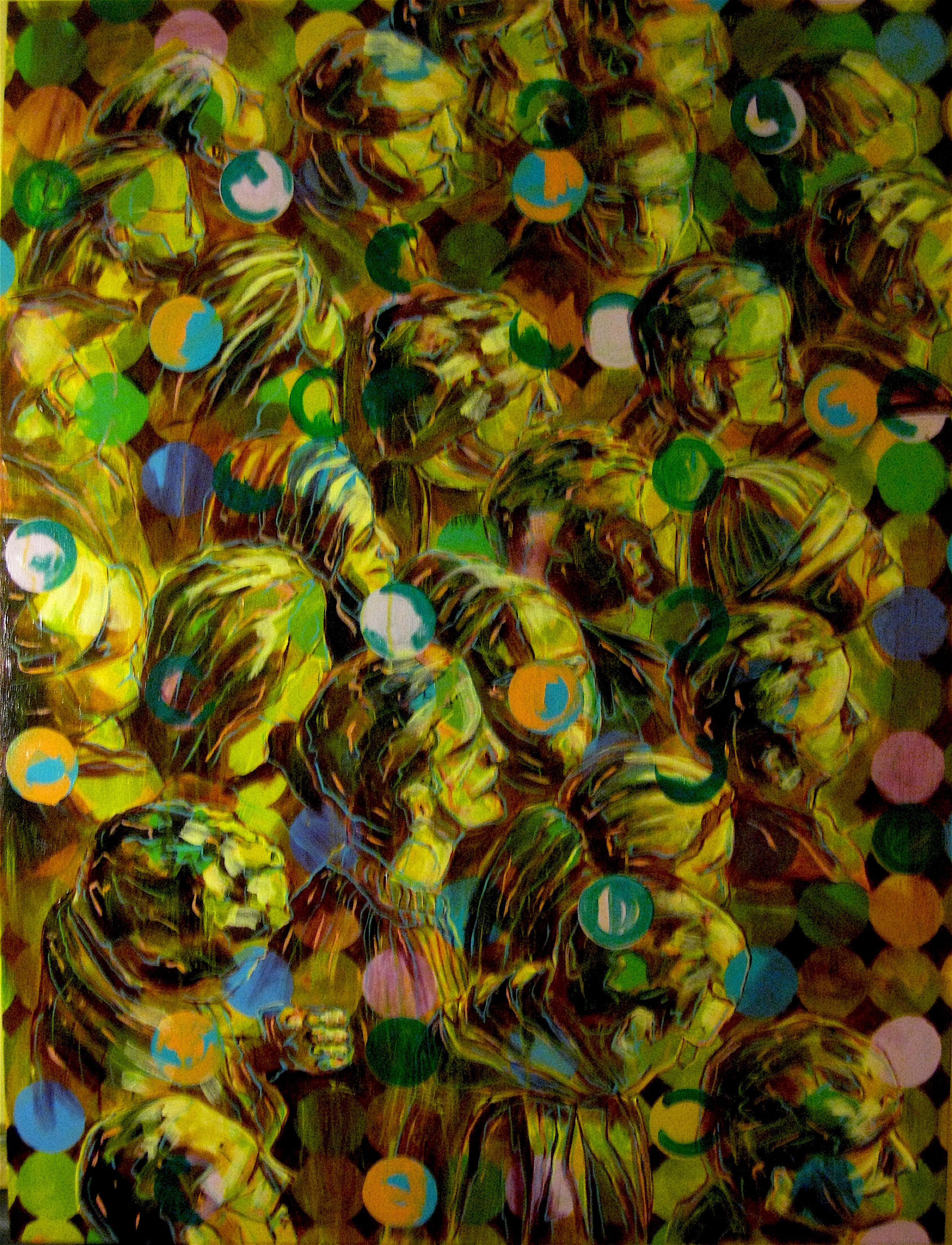 I Can Hear the Heart Beating as One | acrylic on canvas | 60" x 48"