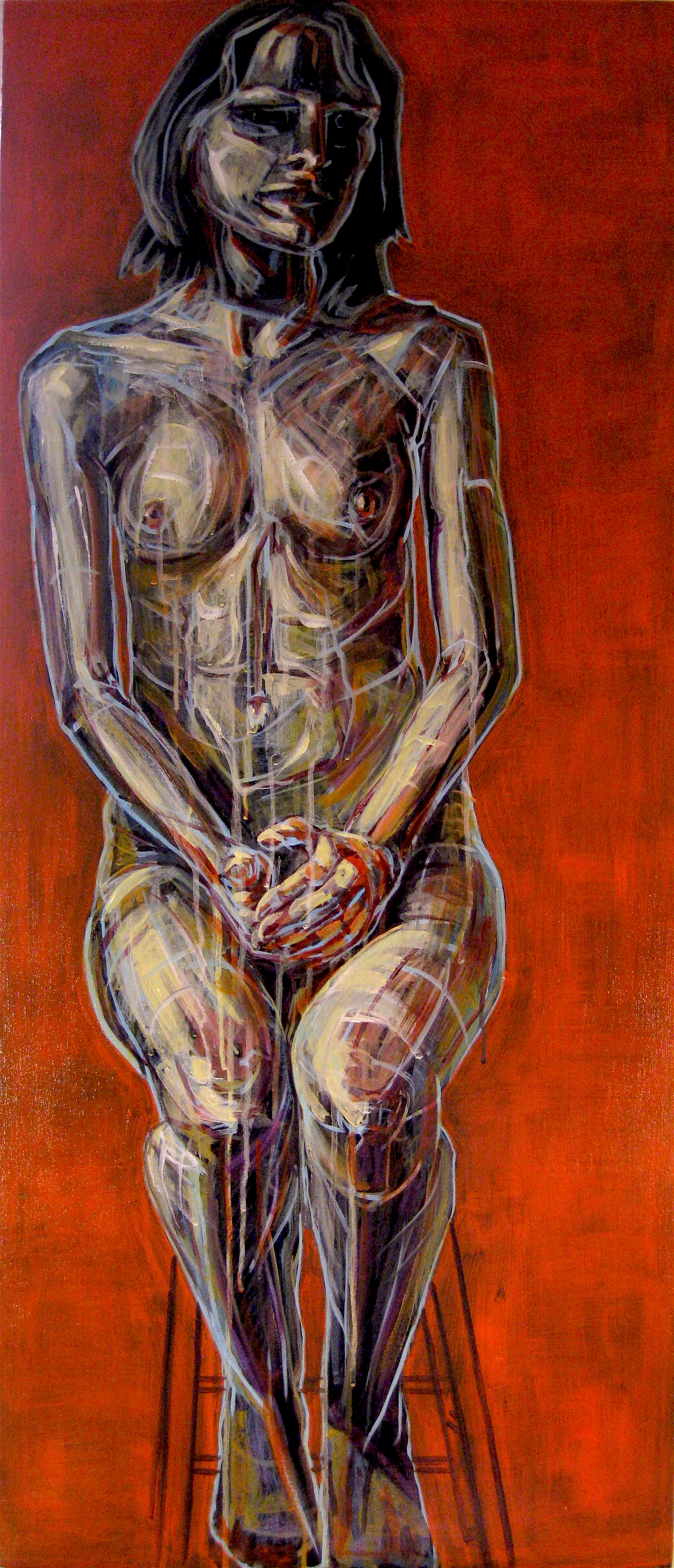 Untitled | acrylic on canvas | 60" x 24" | (SOLD)
