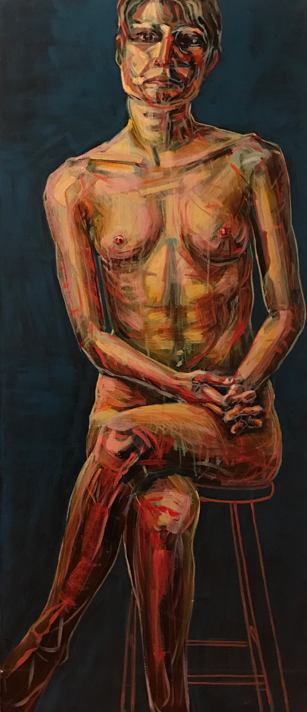 Untitled | acrylic on canvas | 60" x 24" 