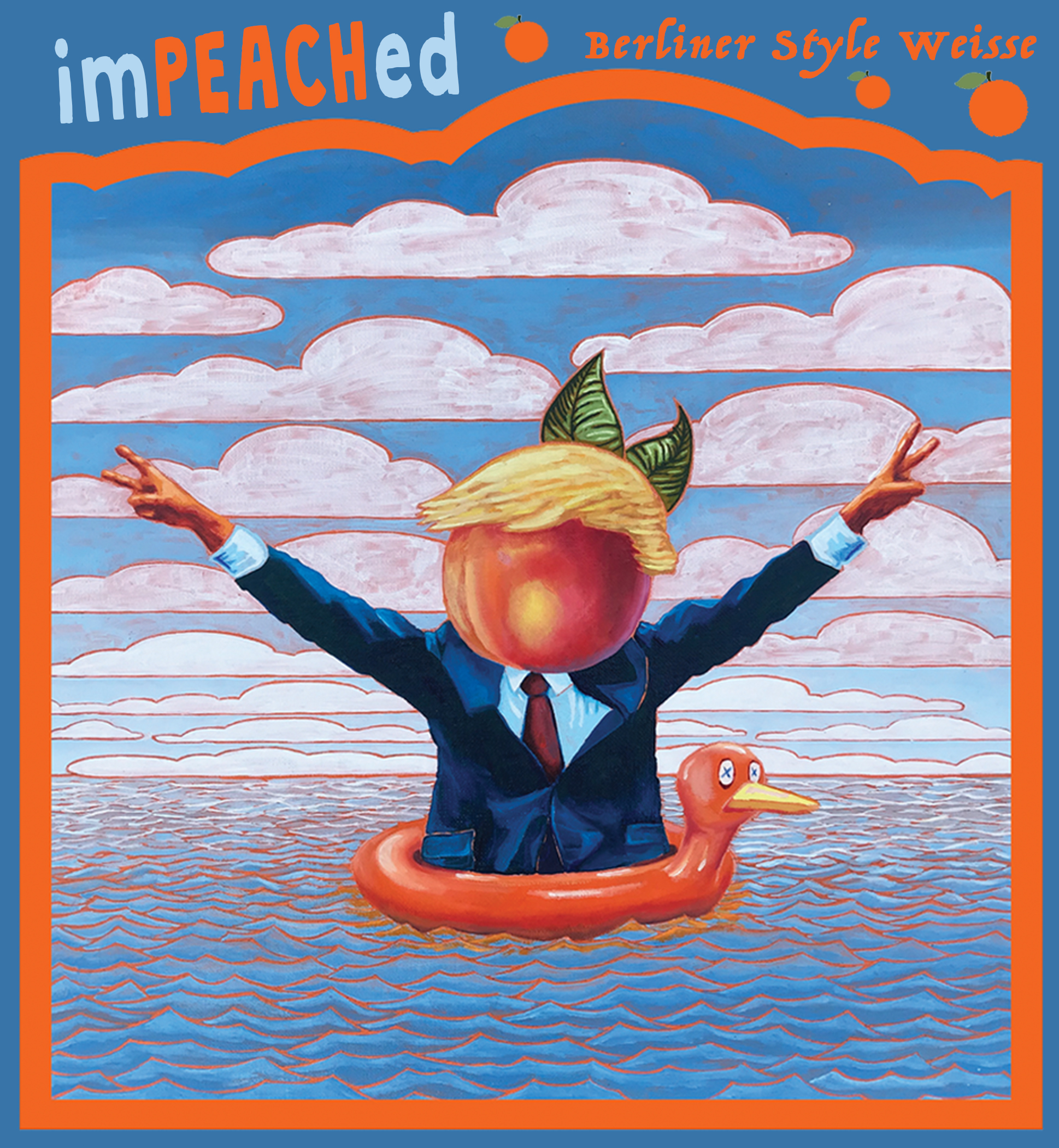 imPEACHed Goza Beer Label | Freigeist Brewery | Stolberg, Germany | 2019