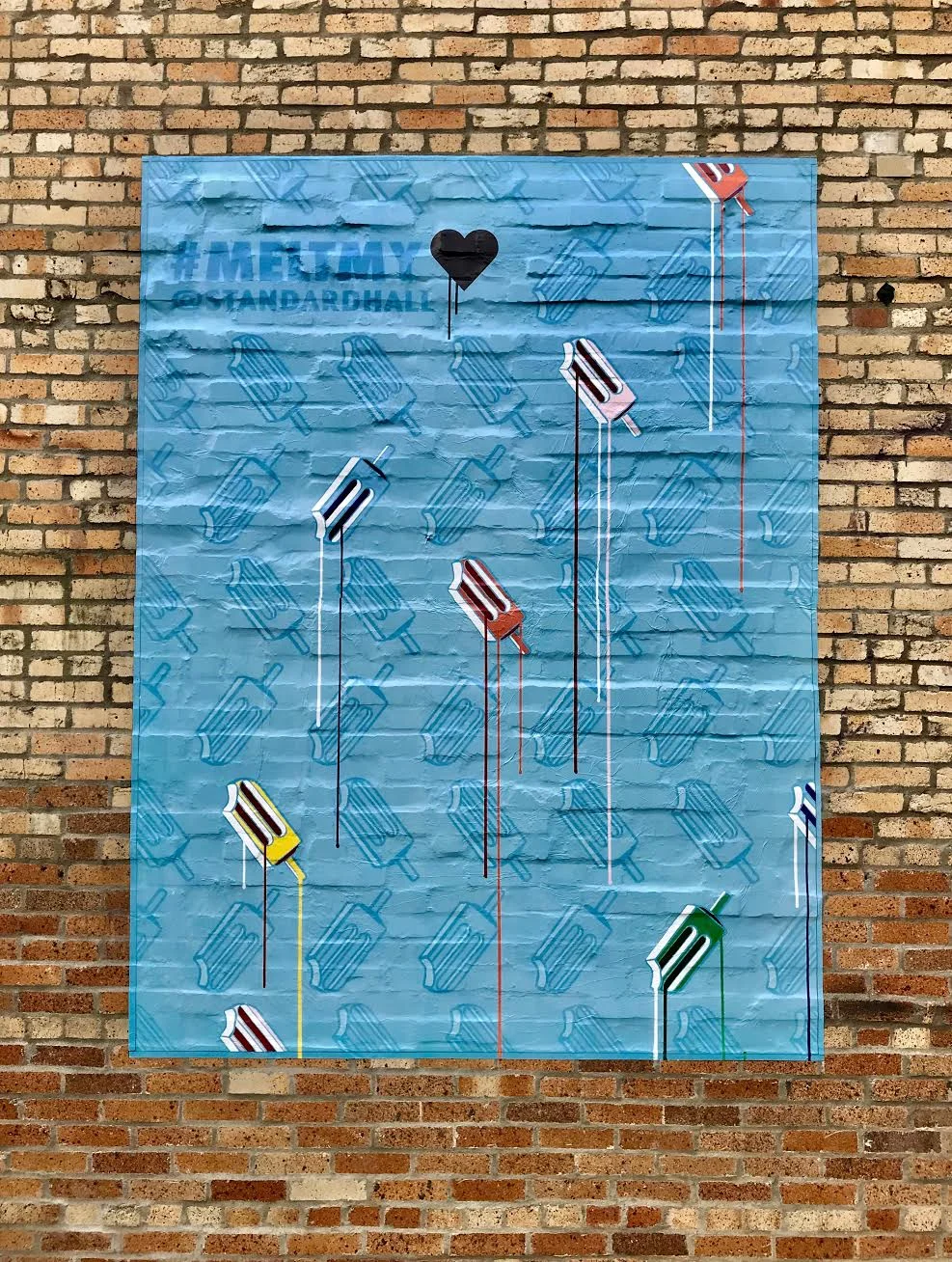 Melt My Heart | Vinyl Mural | Standard Hall Restaurant | Columbus, OH