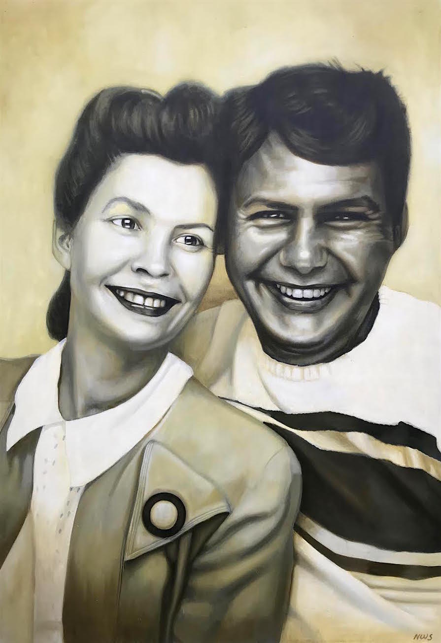 Ambrose & Eve | Oil on Canvas | 60” x 46” | Ambrose & Eve Restaurant | Columbus, OH