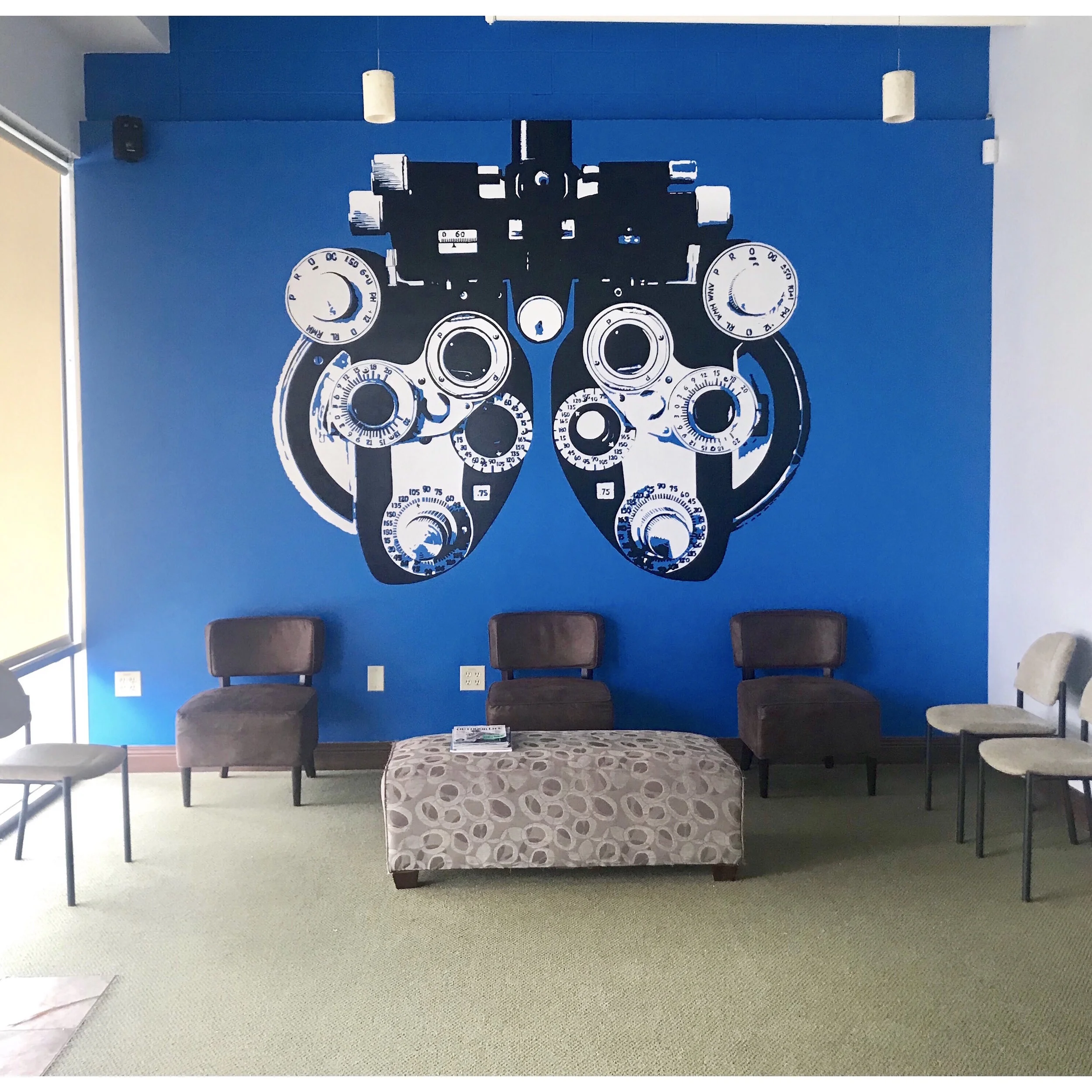 Phoropter | Oil Based Enamel | Perigo Family Eye Care | Grove City, Ohio