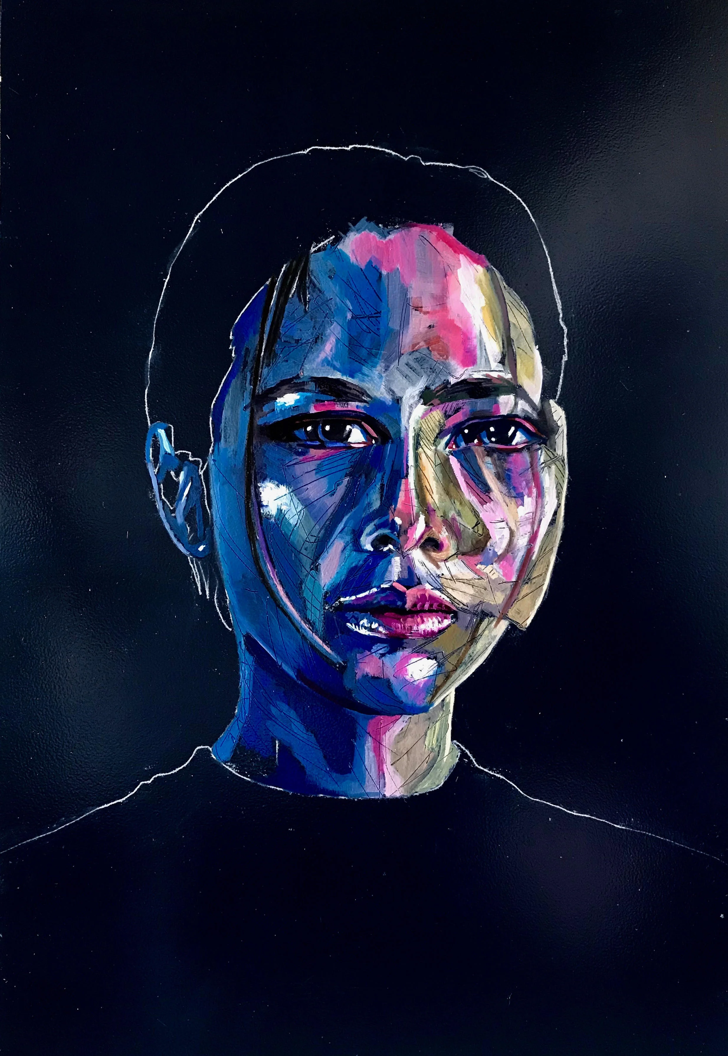 Untitled | oil on panel | 16” x 24”