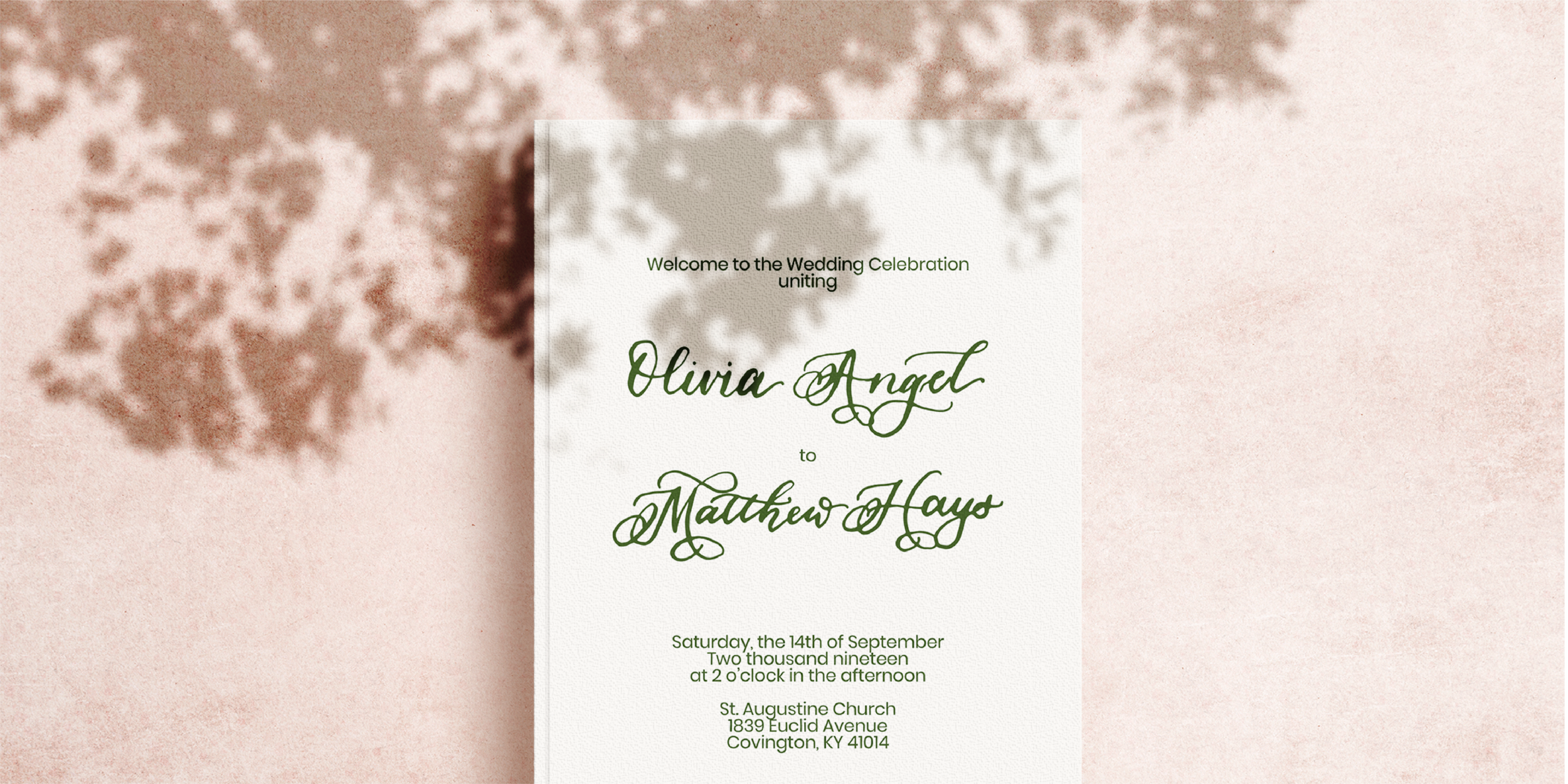 Wedding Program Design