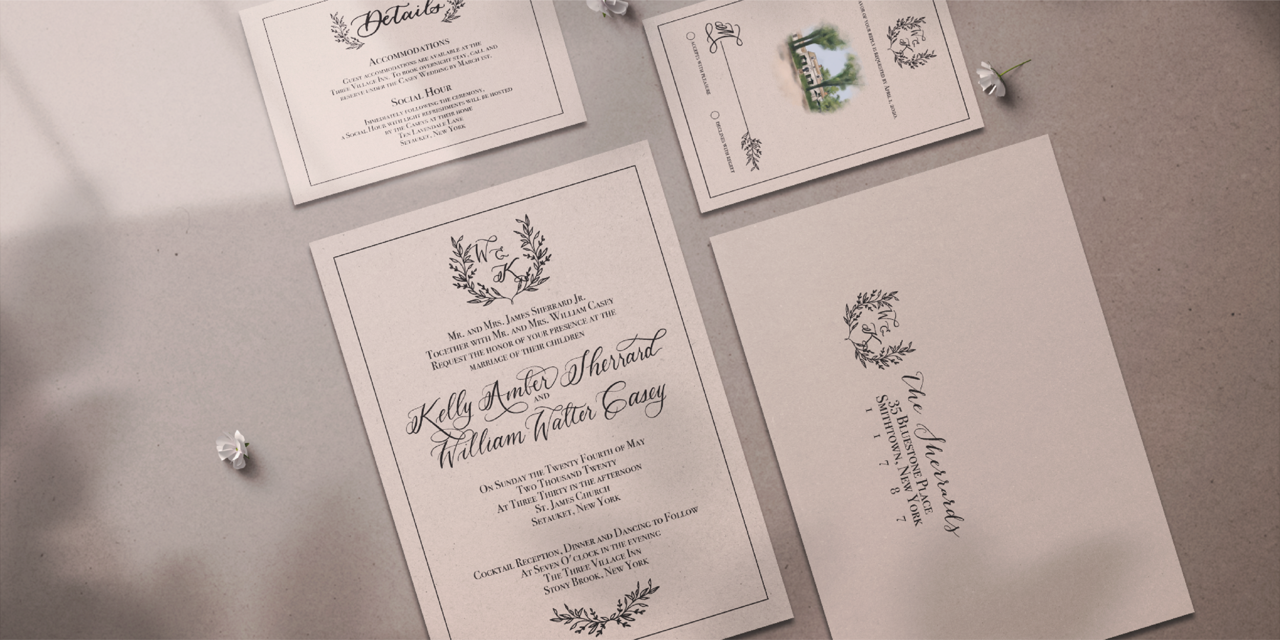 Full Wedding Calligraphy Suite