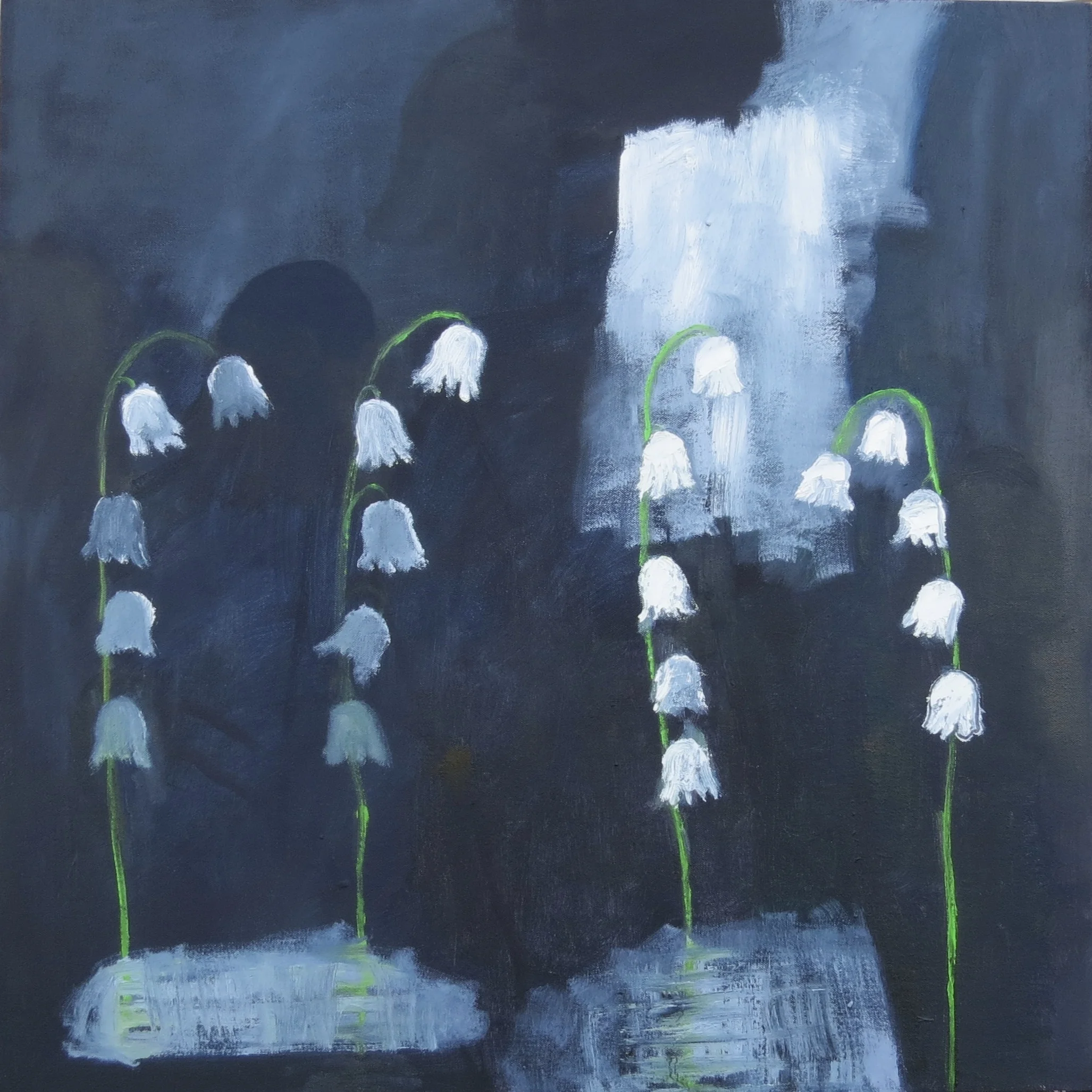 Weeping, 24"x24", oil on canvas