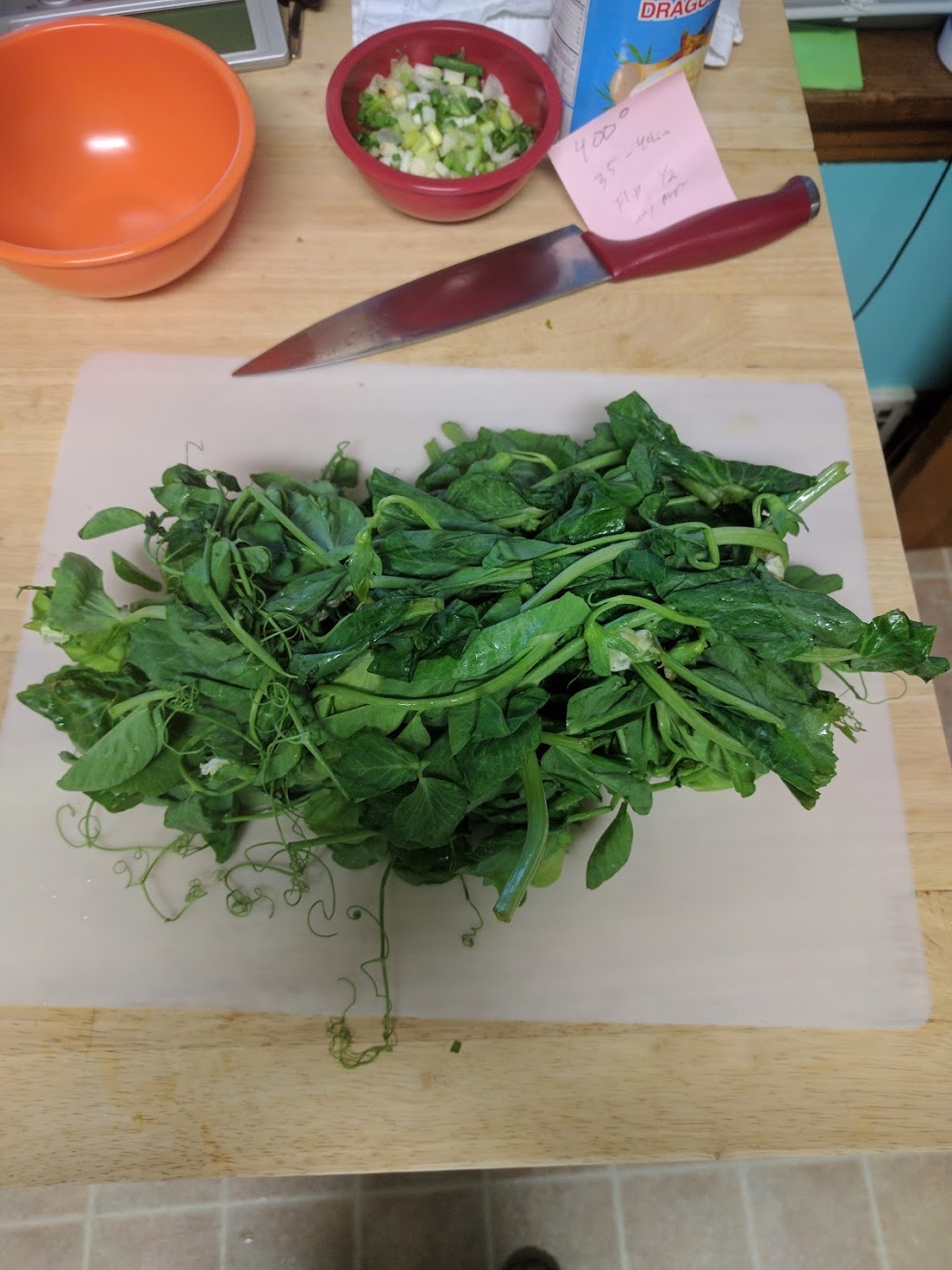 Pea tips! Buy! Buy! Buy! (Tasty)