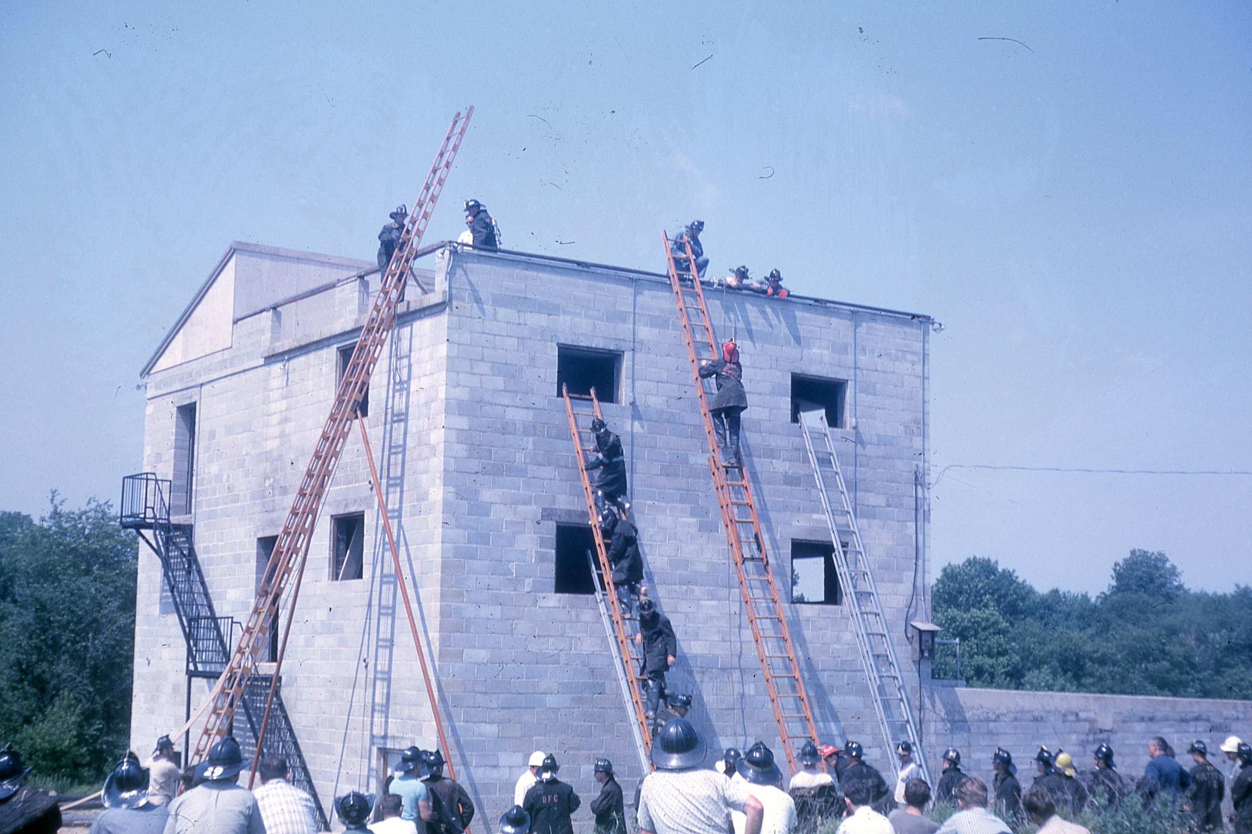 1963 Ladders at Fire School Picture 4.jpg