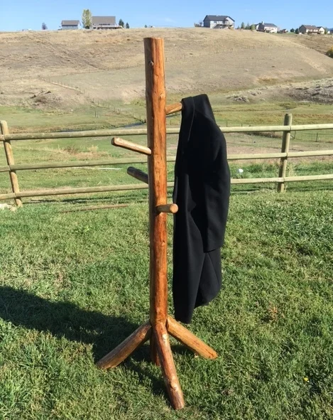 Coat rack at work