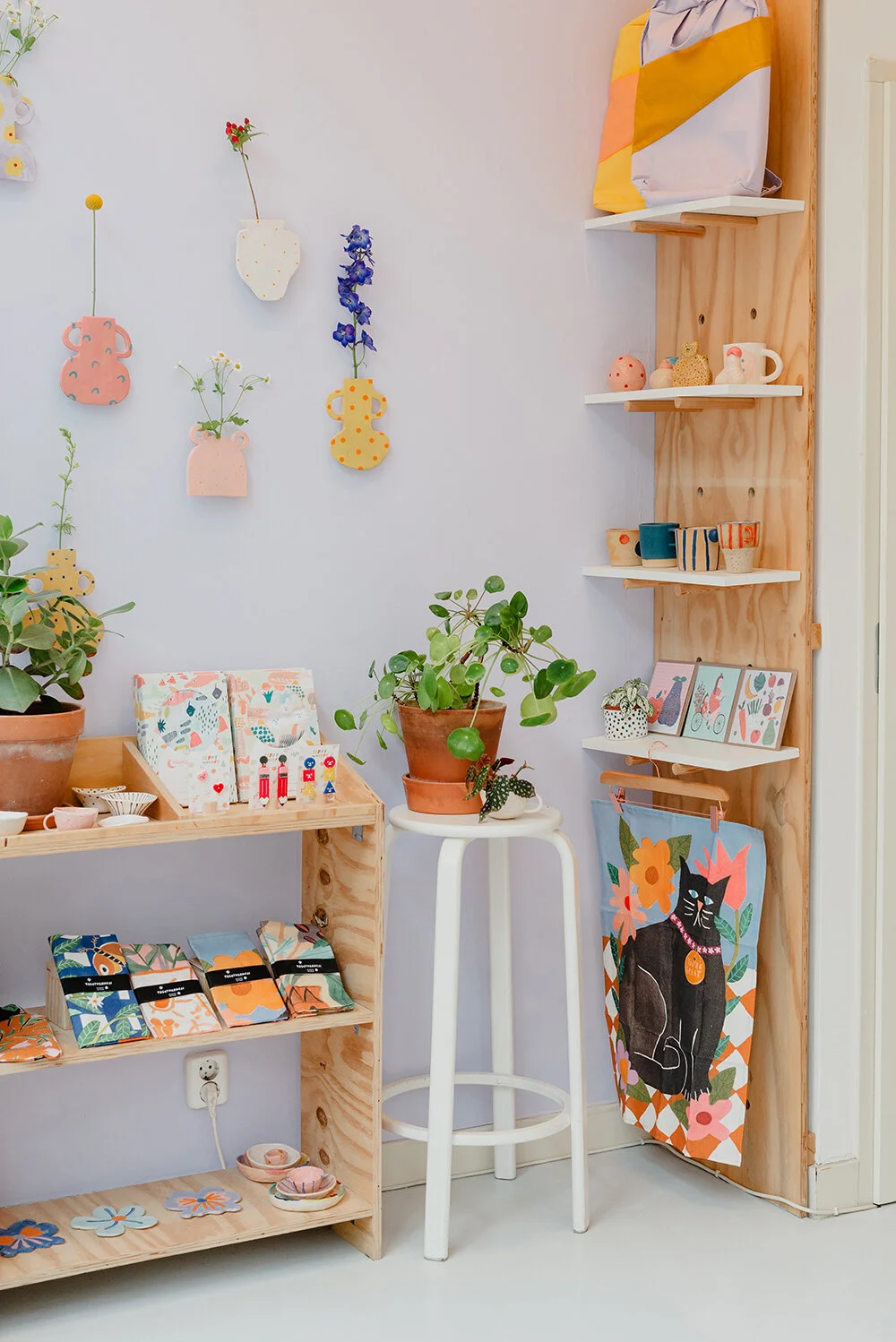 flat wall vase | custom order