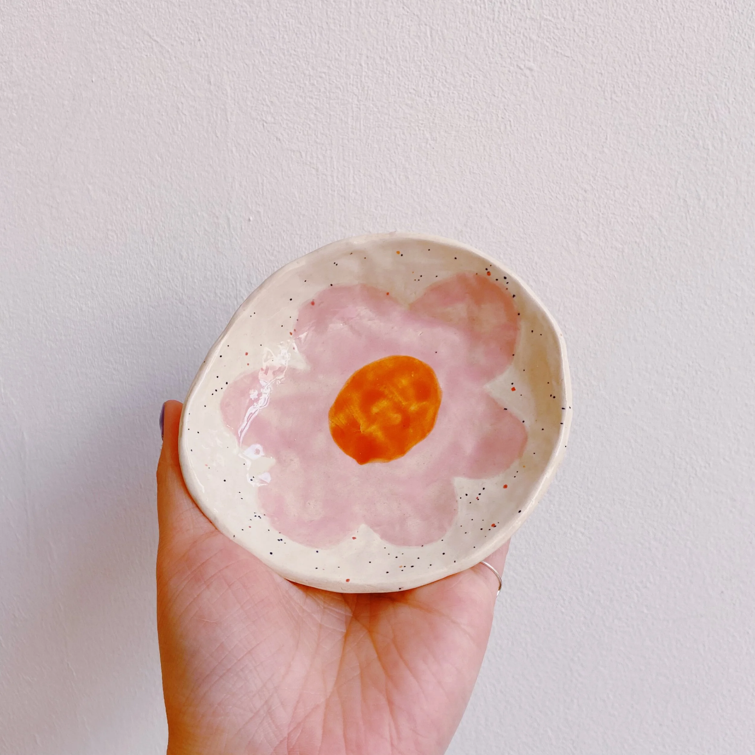 5 x ceramic plate | small