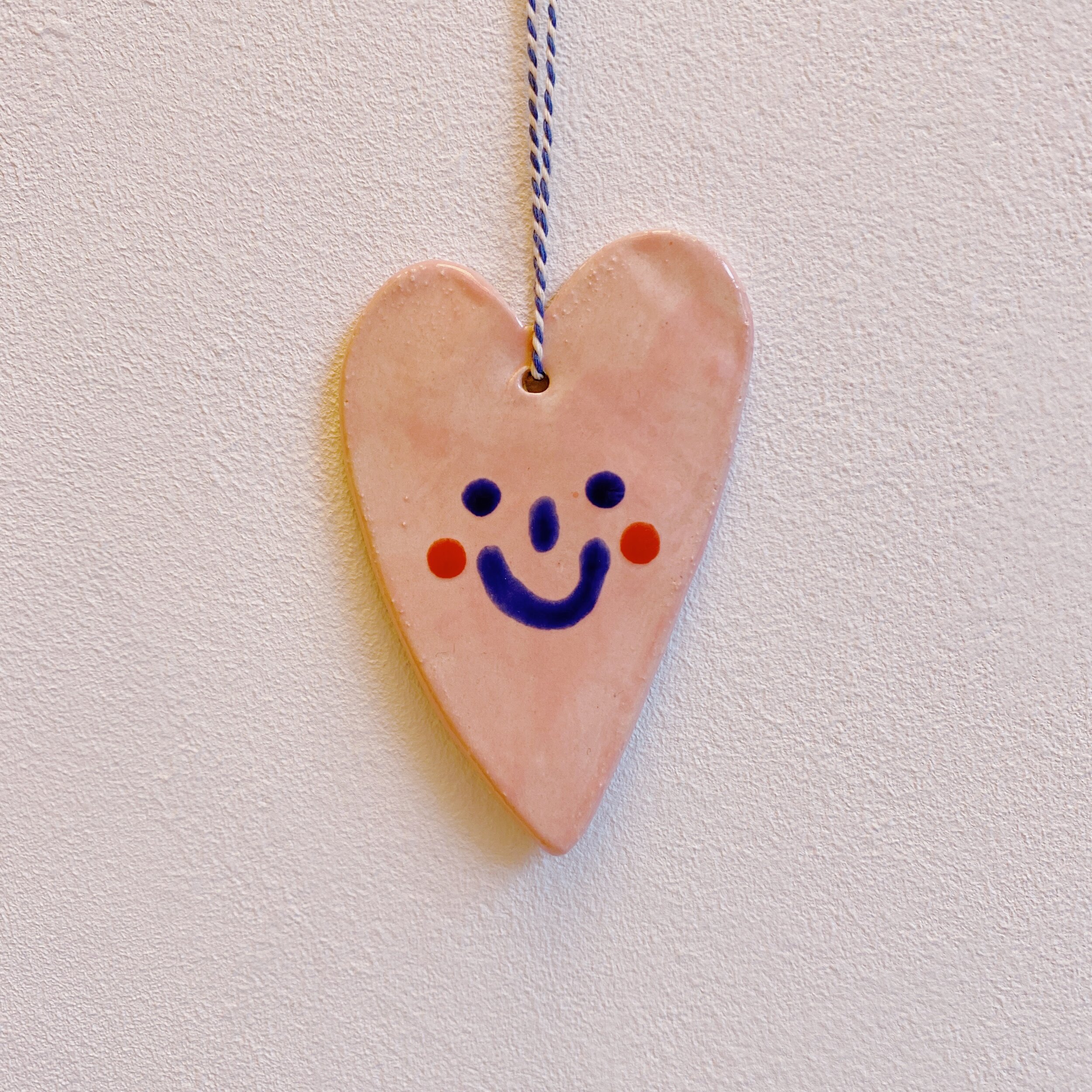 5 x ceramic hanging ornament  