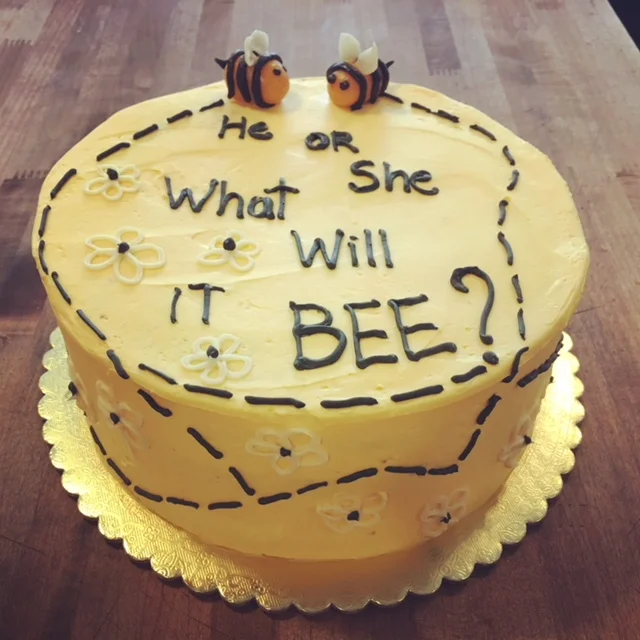 Custom Gender Reveal Cake