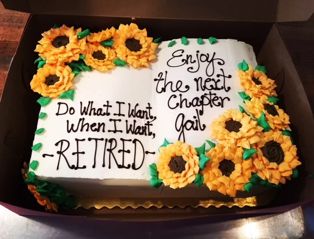 Custom Retired Cake