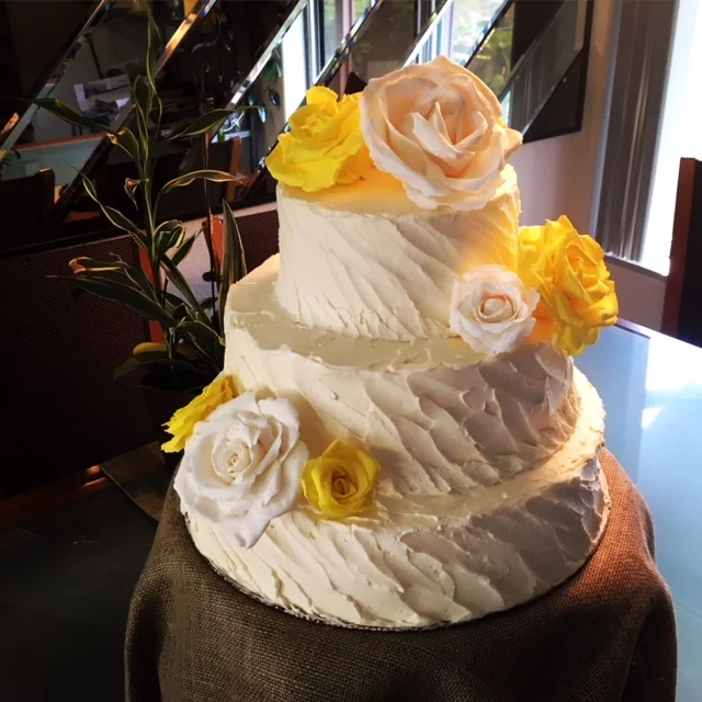 Three Tiers Wedding Cake