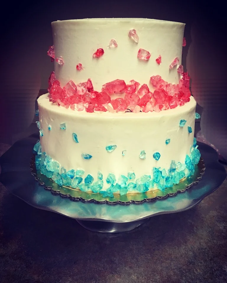 Two Tiers Wedding Cake