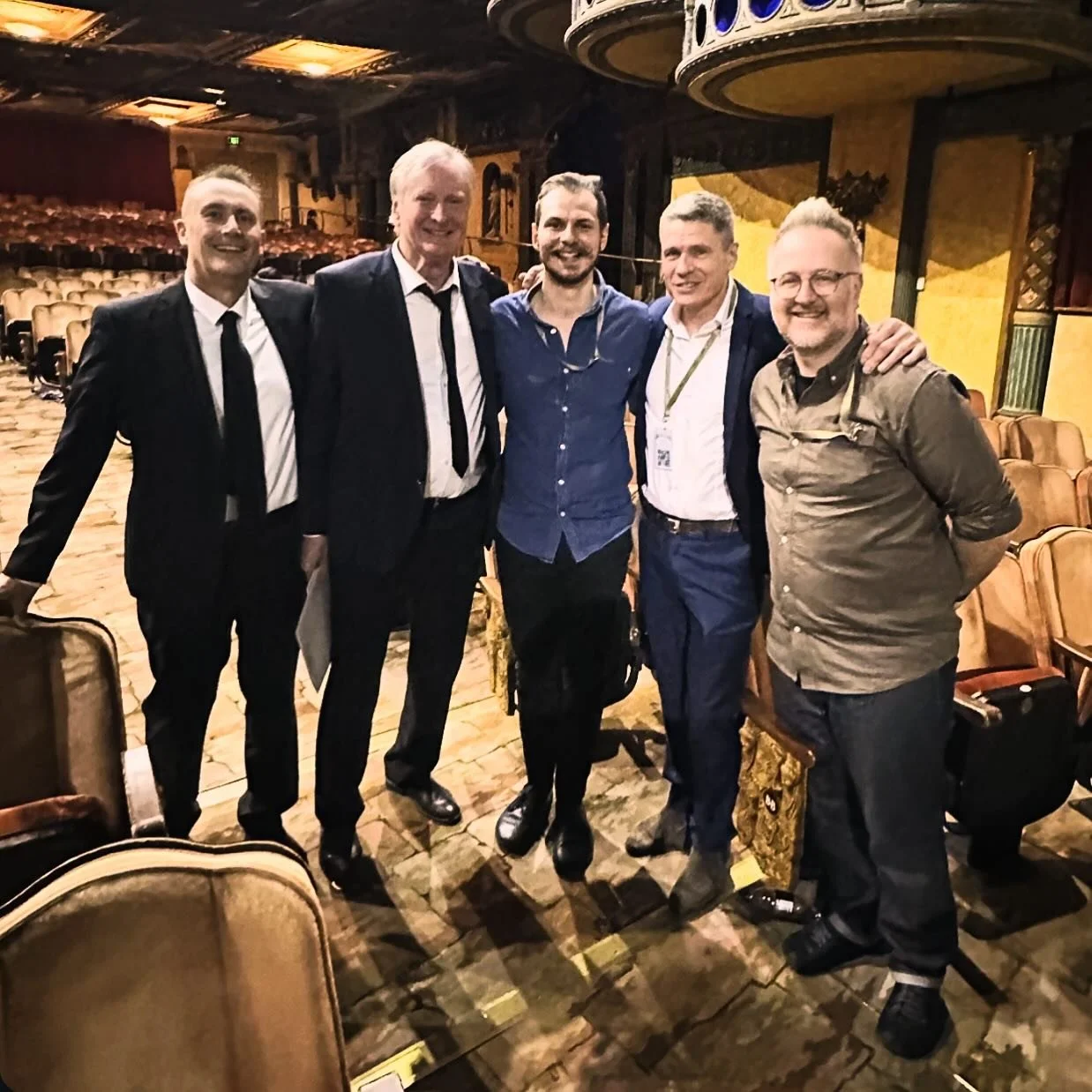 8 years later and we’re back at the tabernacle with @bookofmormonaunz at the @capitoltheatresydney presented by @jonestheatrical . This is the second missionary tour for our two resident mormons @dgreasley Associate Sound Designer in 2017 &