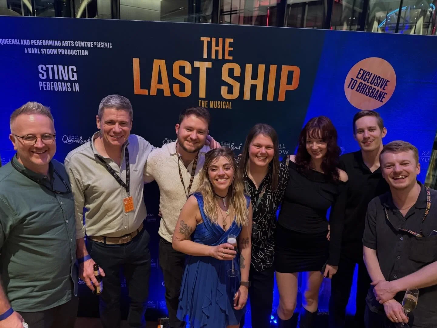 On Saturday night we were proud to be involved in the opening of Sting&rsquo;s The Last Ship at Brisbane&rsquo;s new Glasshouse Theatre.

With the touring team from England arriving with a very tight time frame and into a brand new venue, QPAC brough