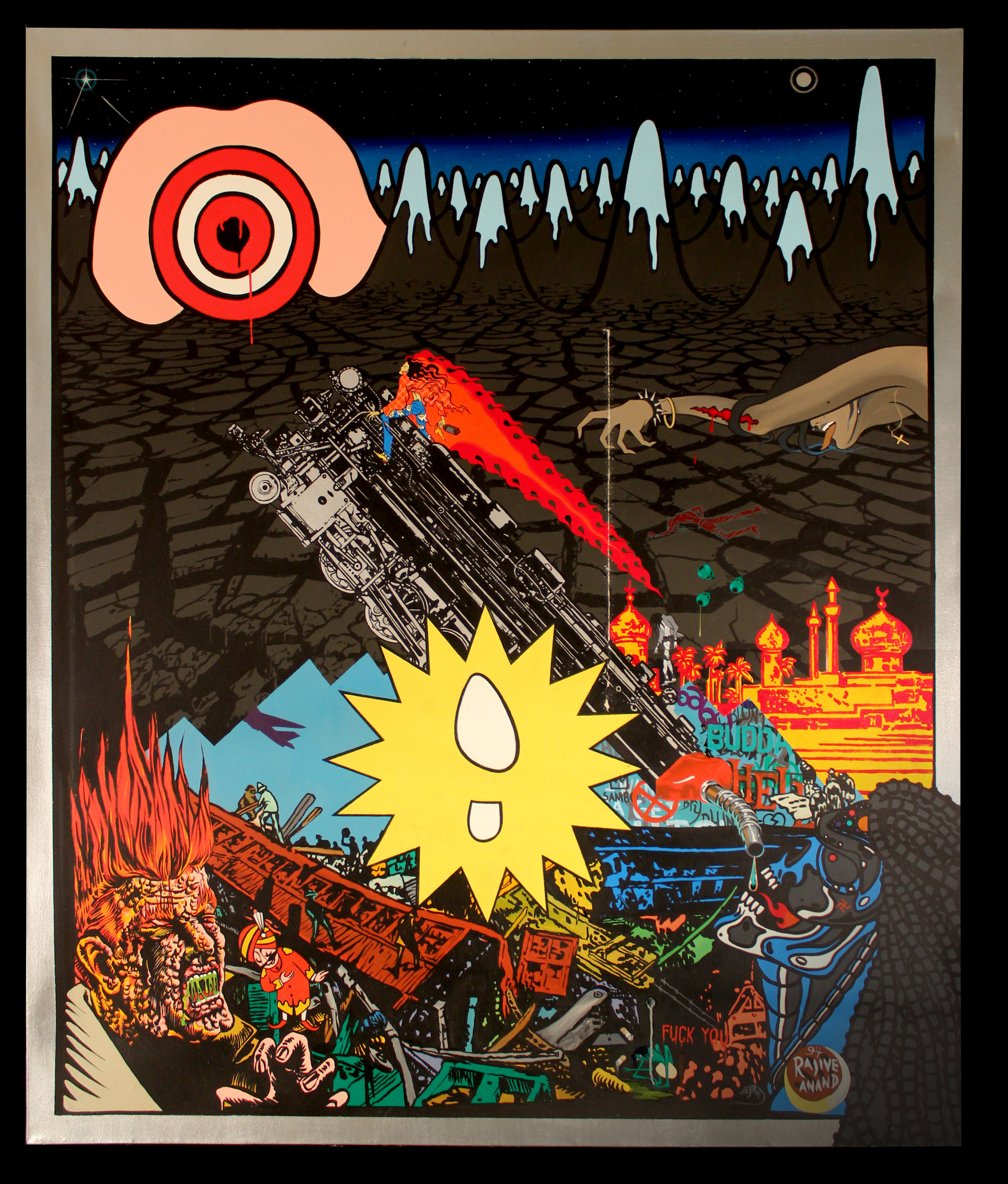 THE GREATER VEHICLE, oil on canvas, 78" x 66"