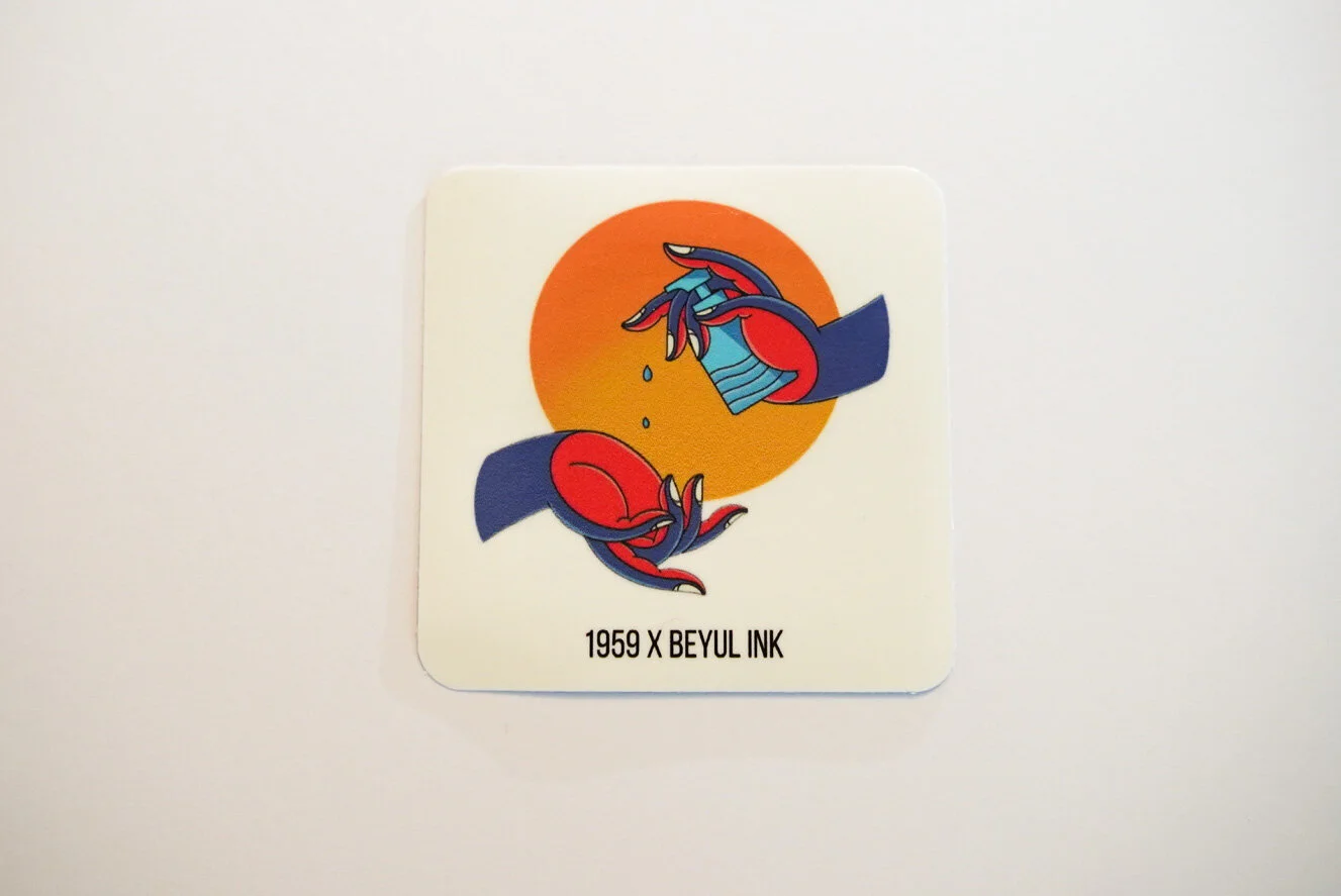 Beyul X 1959 collaboration sticker 