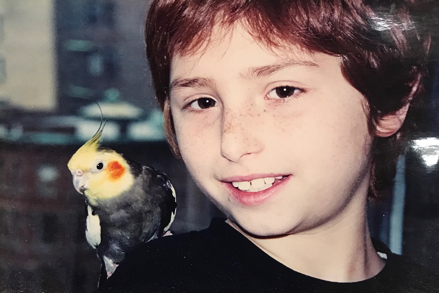Sam and a young Dan