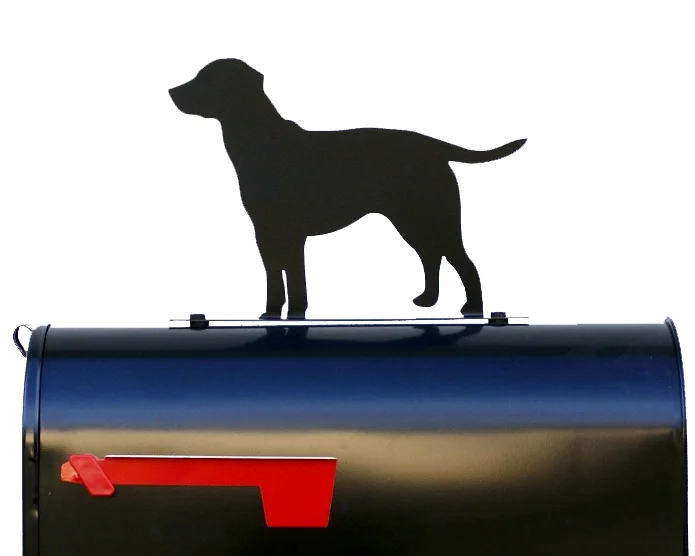 Labrador Retriever Mailbox Topper / Sign Mail Box — Newnan Metal Works