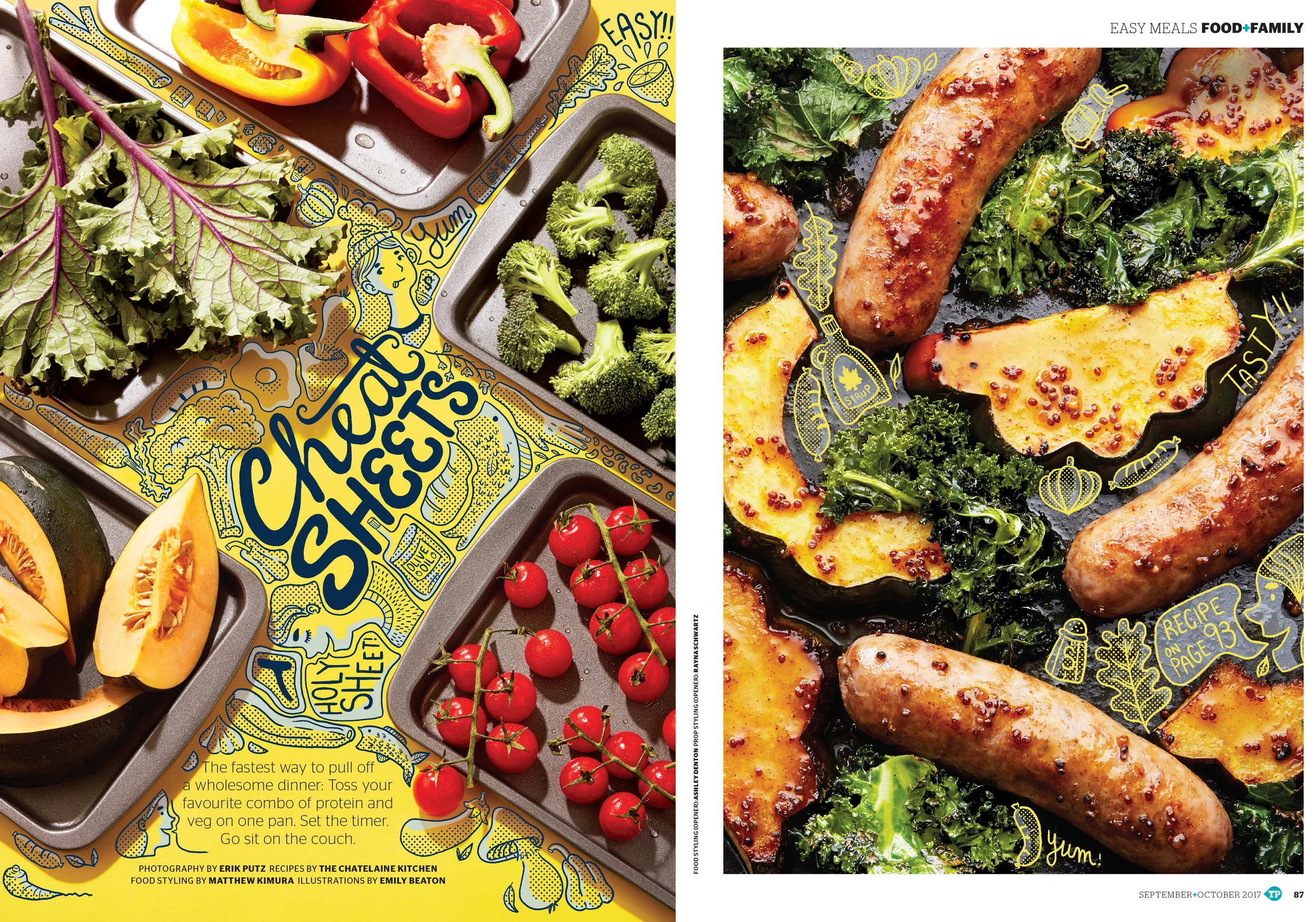 Illustrations and Hand Lettering for Today's Parent 2017 September / October issue AD - Sun Ngo and Stephanie Kim 