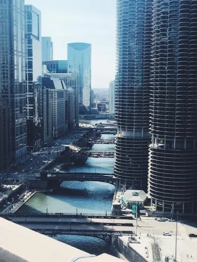 View of the river at LondonHouse Chicago